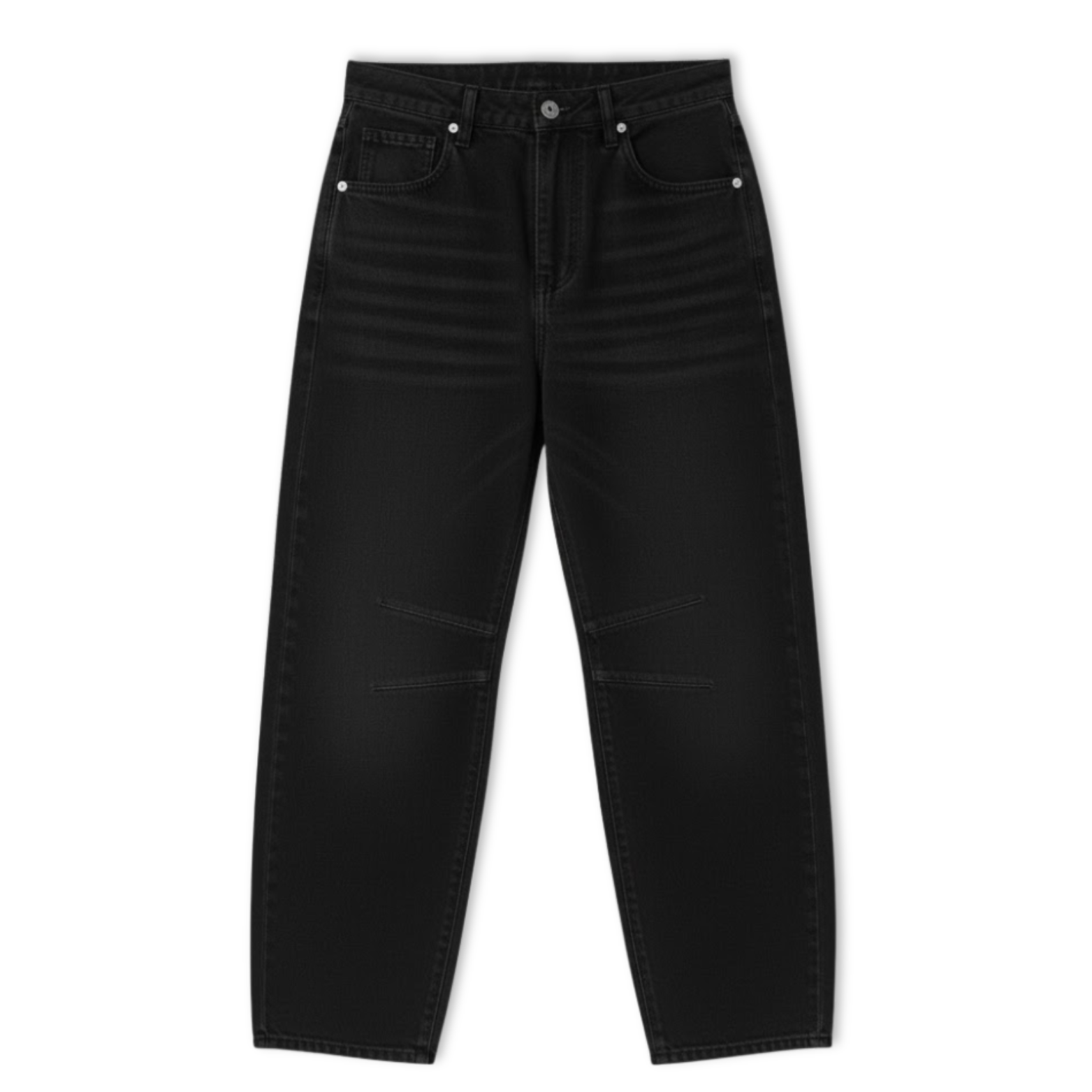 Women Vintage American Style Denim Jeans Splicing Straight Pants