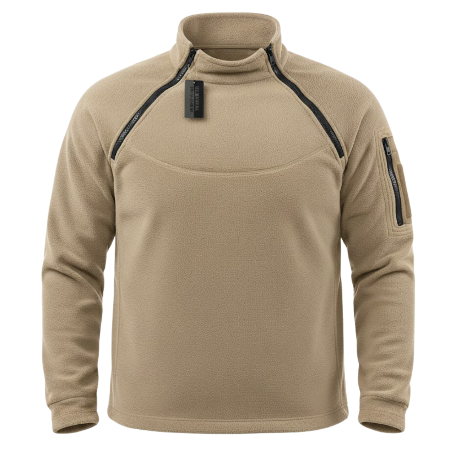 Mens Tactical Outdoor Polar Fleece Jacket Hunting Clothes Warm Zipper Pullover