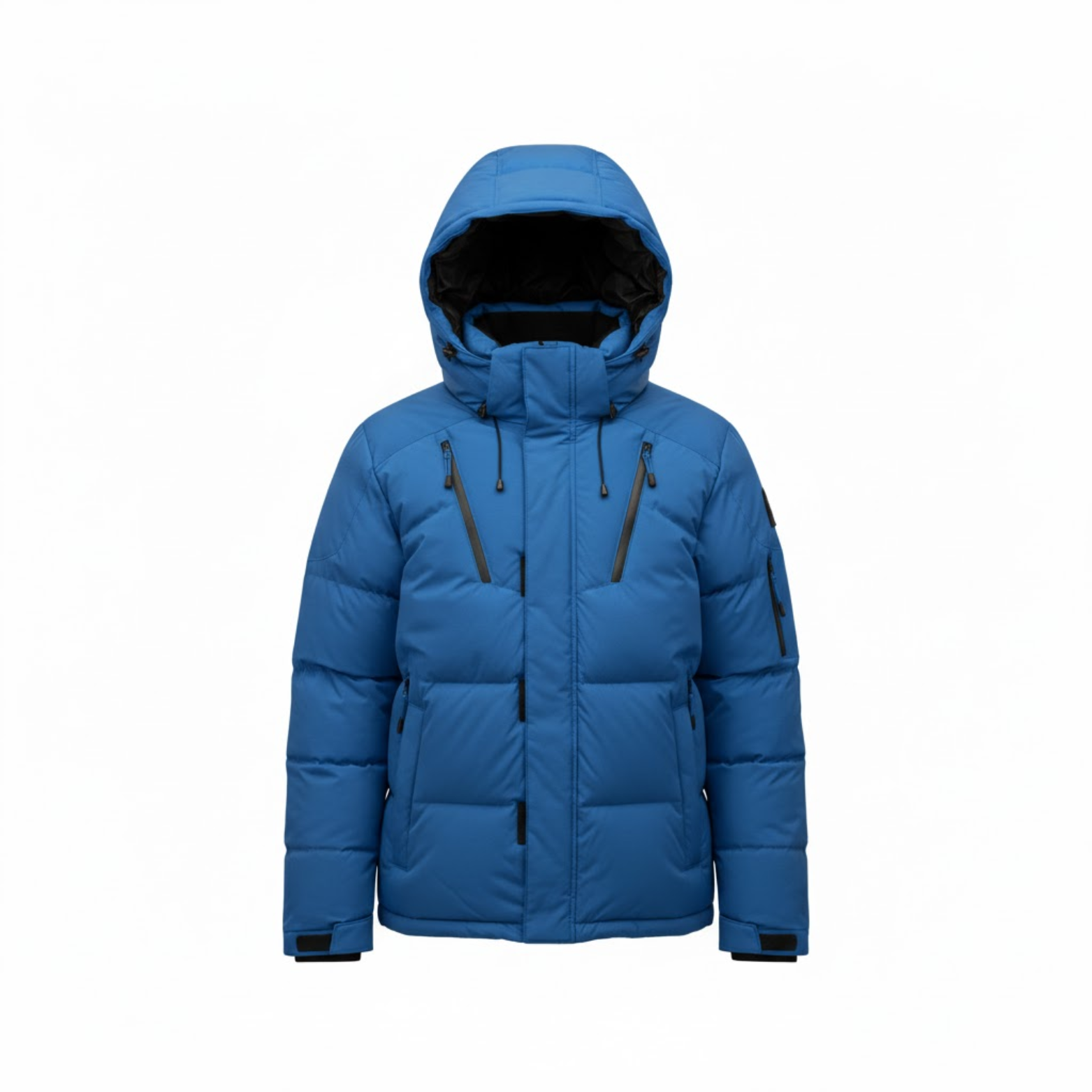 Men's Hooded Puffer Parka Thick Warm Duck Down Jacket Windbreaker Overcoat