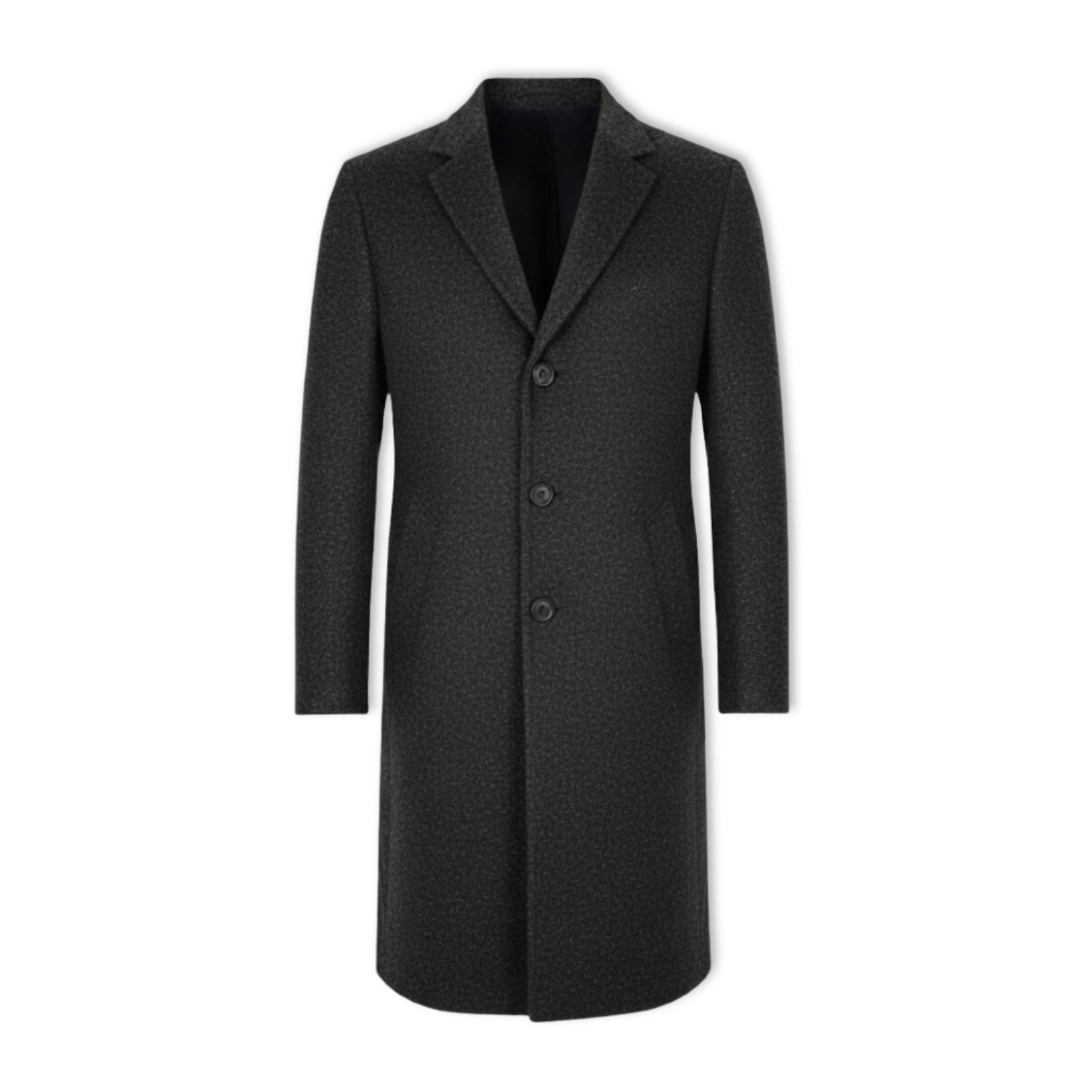 Trench Coats Luxury Male Mid-Long Warm Wool Jackets Casual