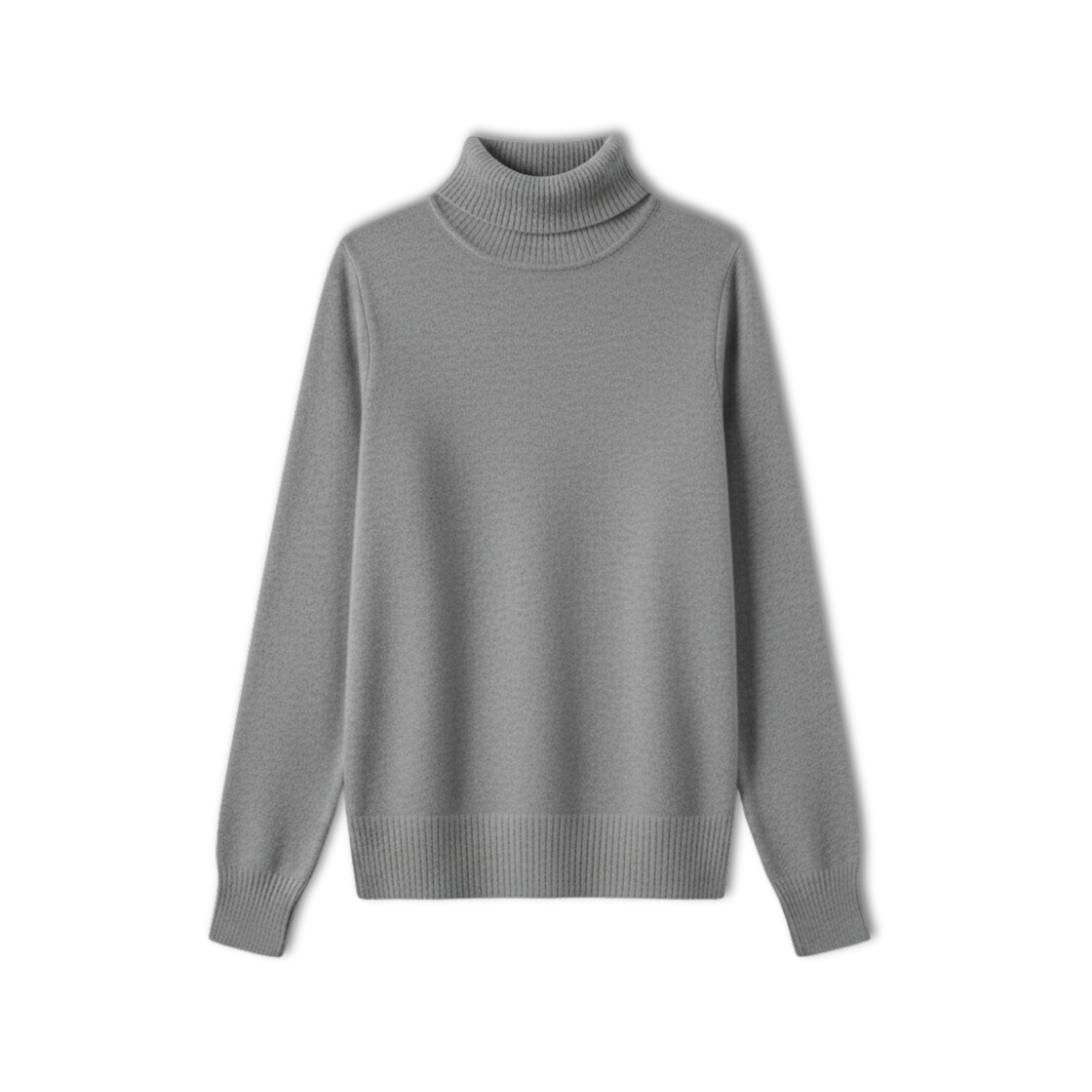 Merino Wool Cashmere Turtleneck Sweater Women Pullover