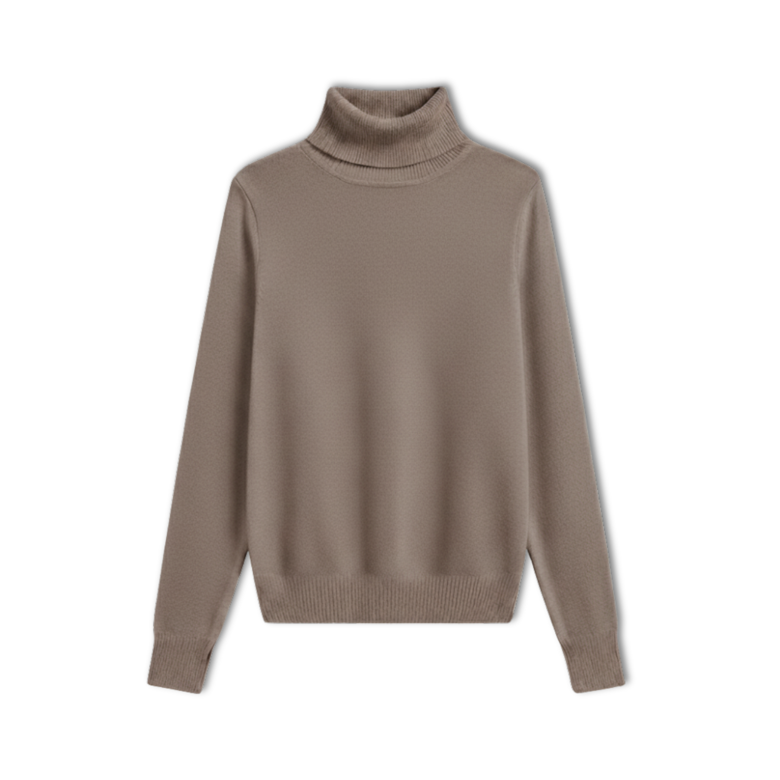 Merino Wool Cashmere Turtleneck Sweater Women Pullover