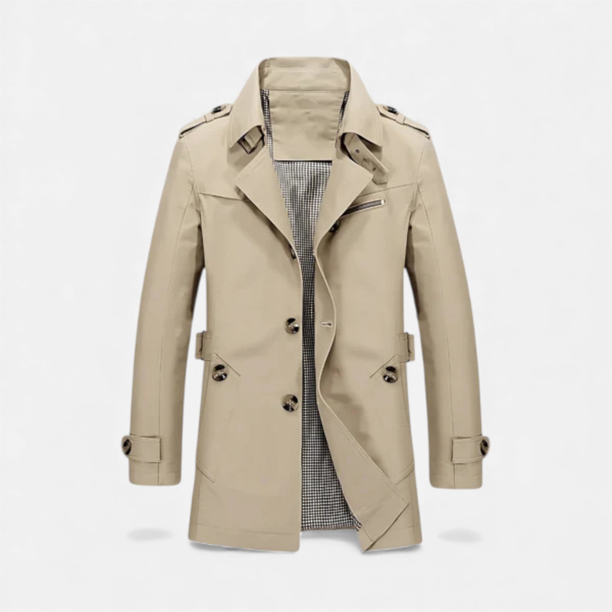 Veroux Mode | Men’s Trench Coat – Jasper Edition
