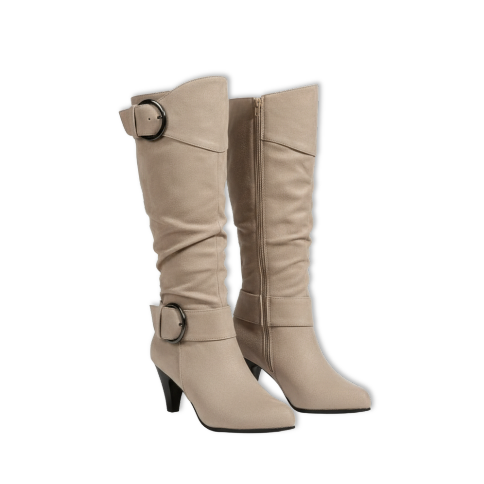 Knee-high Zipper Women's Modern Boots Pointed Toe English