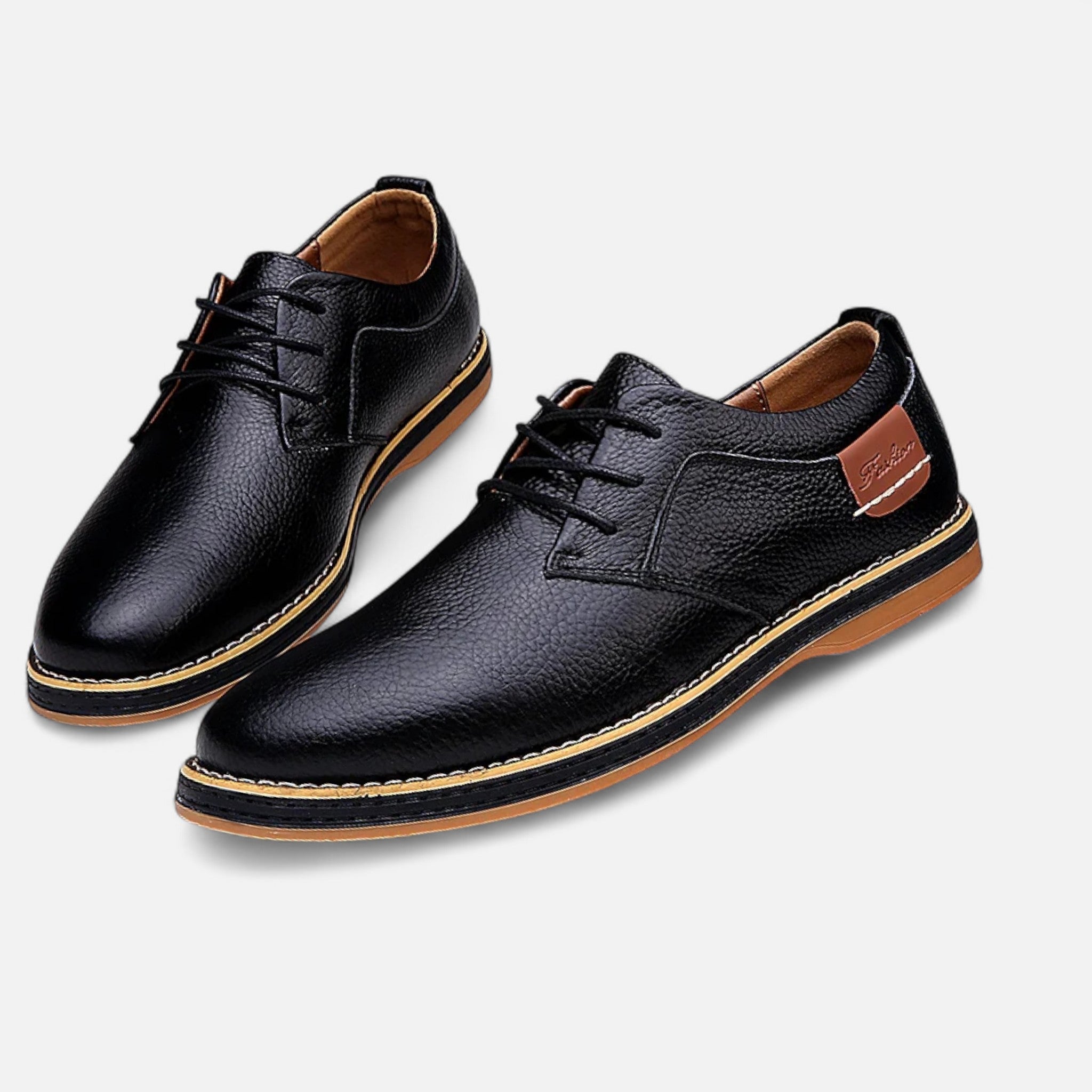 Veroux Mode | Men’s Classic Leather Oxfords