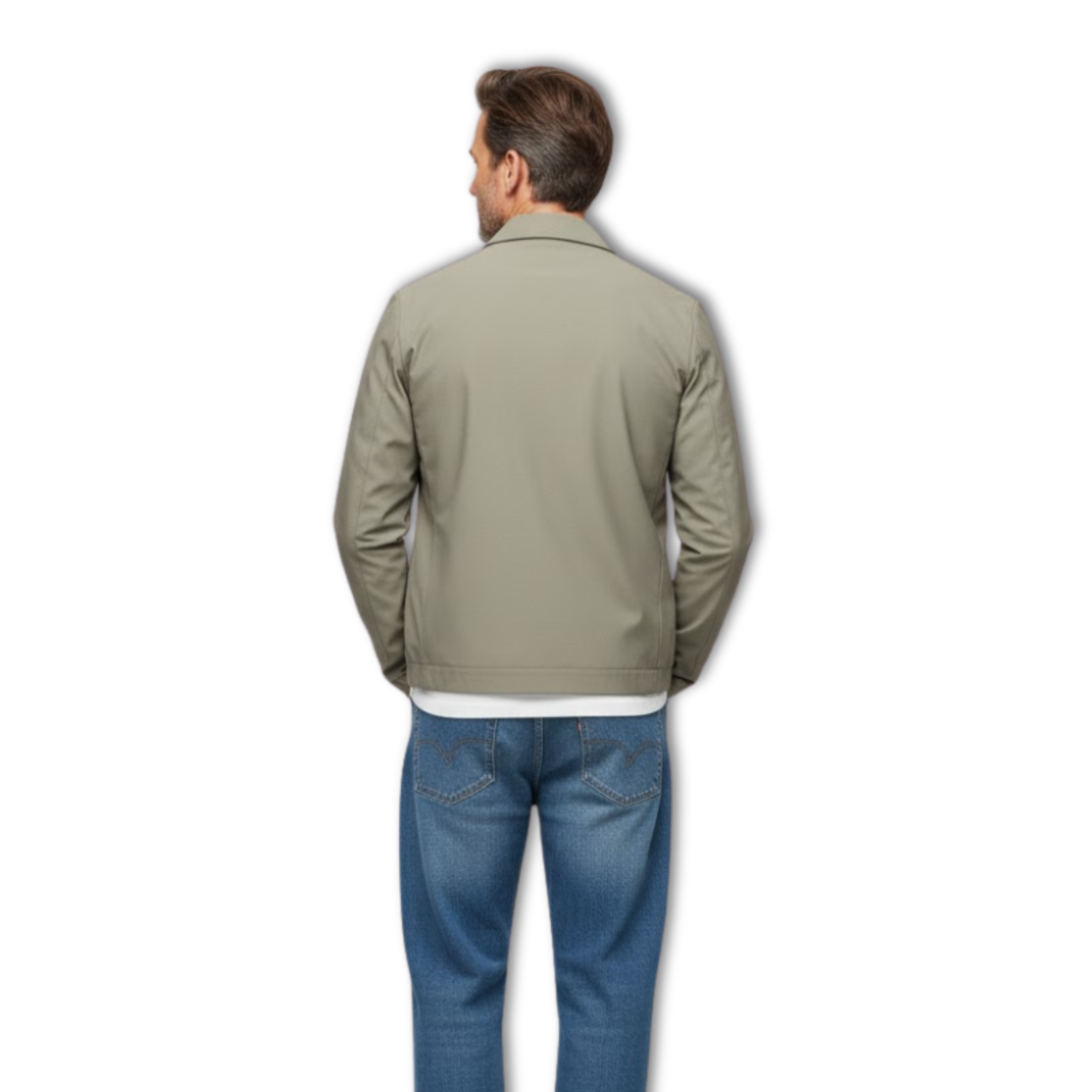 Autumn Men's Jacket Casual Lapel Coat Loose Breathable