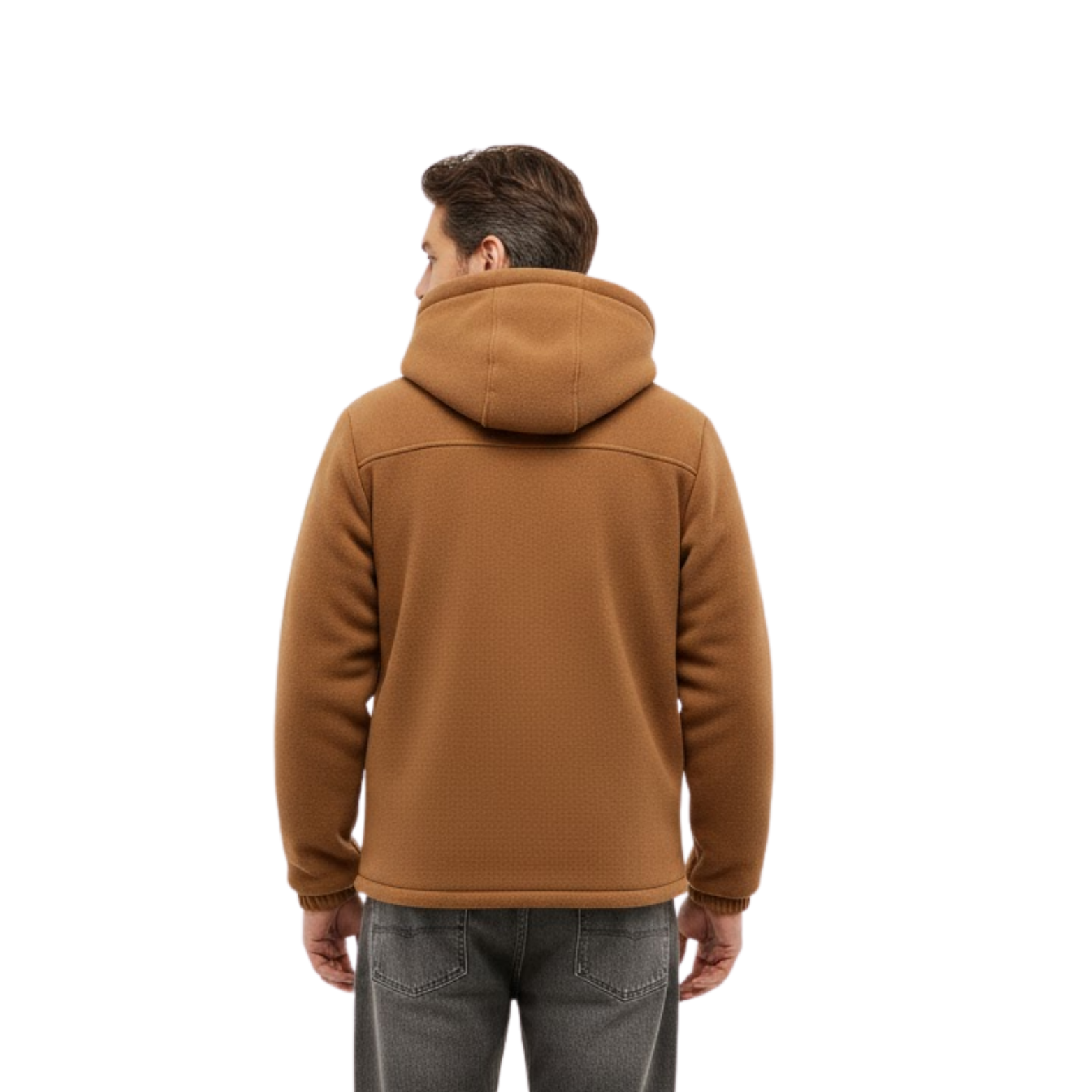 Men's Fleece Lined Thick Outdoor Sports Sweatshirt Hoodie