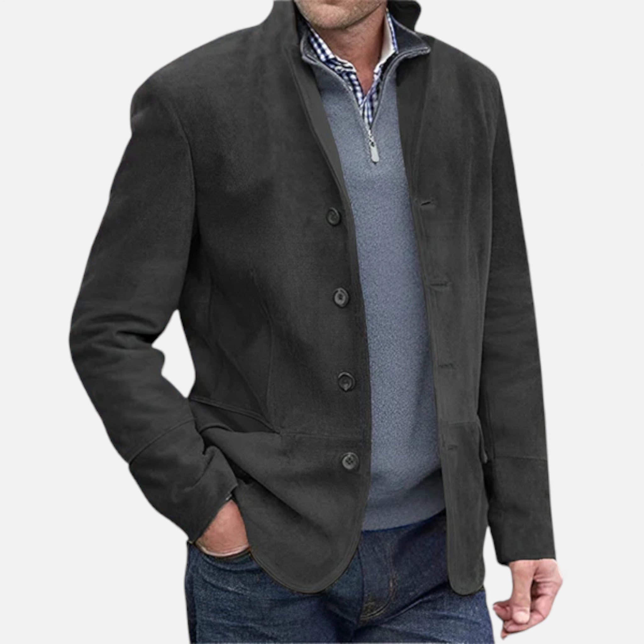 Veroux Mode | Men’s Smart Tweed Jacket – Owen Edition