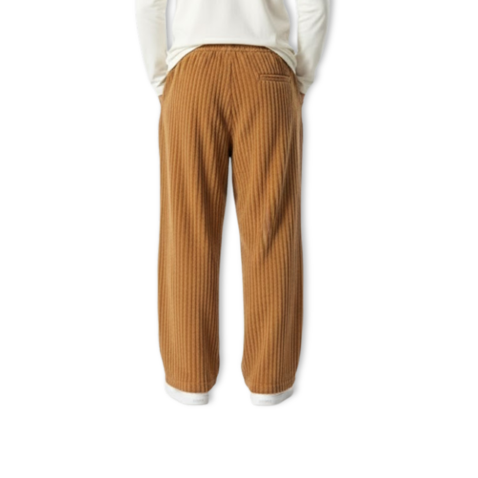 Men's Corduroy Wide Leg Drapey Harlan Casual Pants