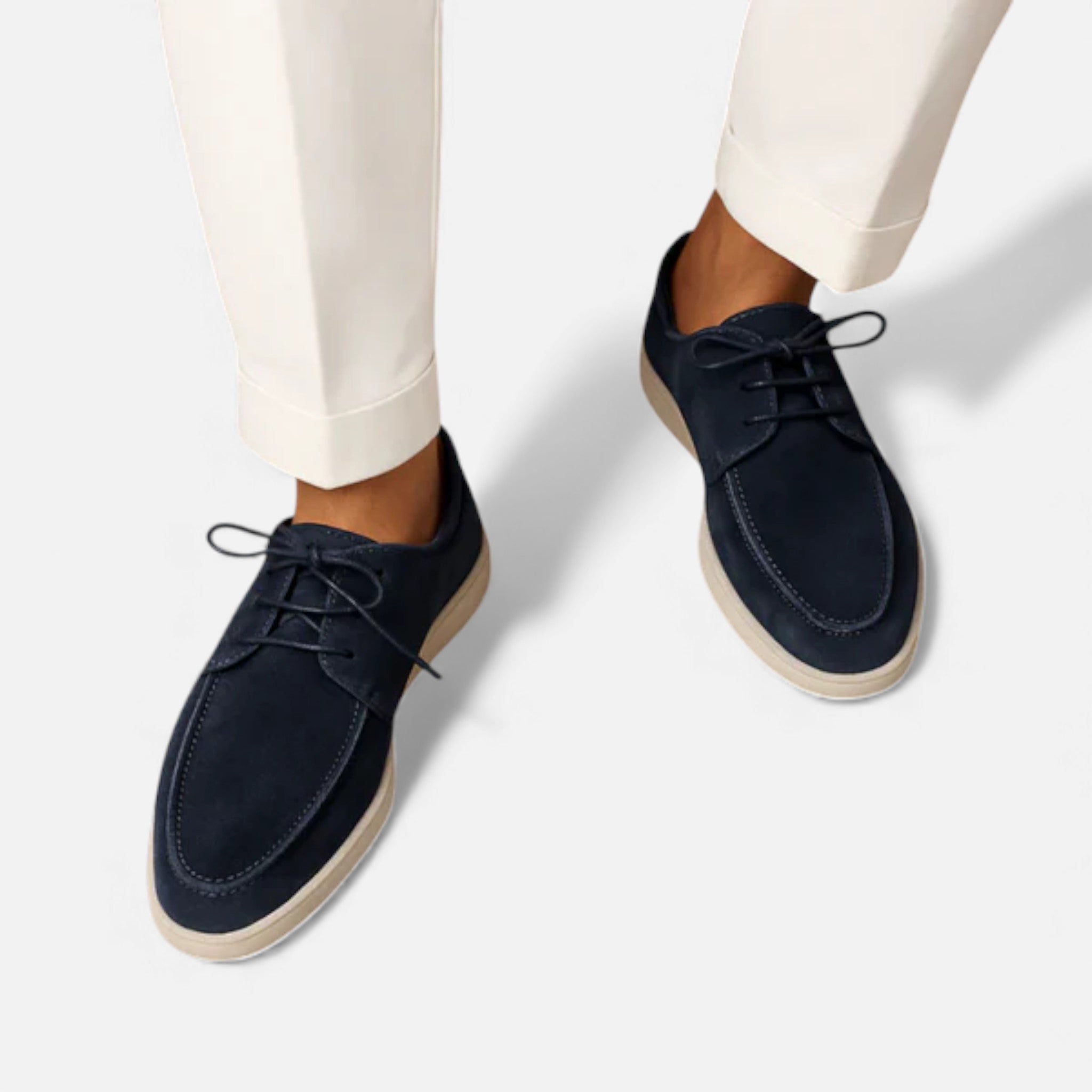 Veroux Mode | Men’s Suede Lace-Up Shoes – James Edition