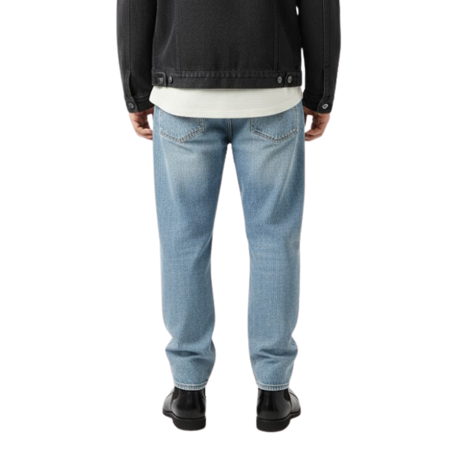 Men's Red Sole Pointed Toe Ankle Boots Leather Chelsea Boot