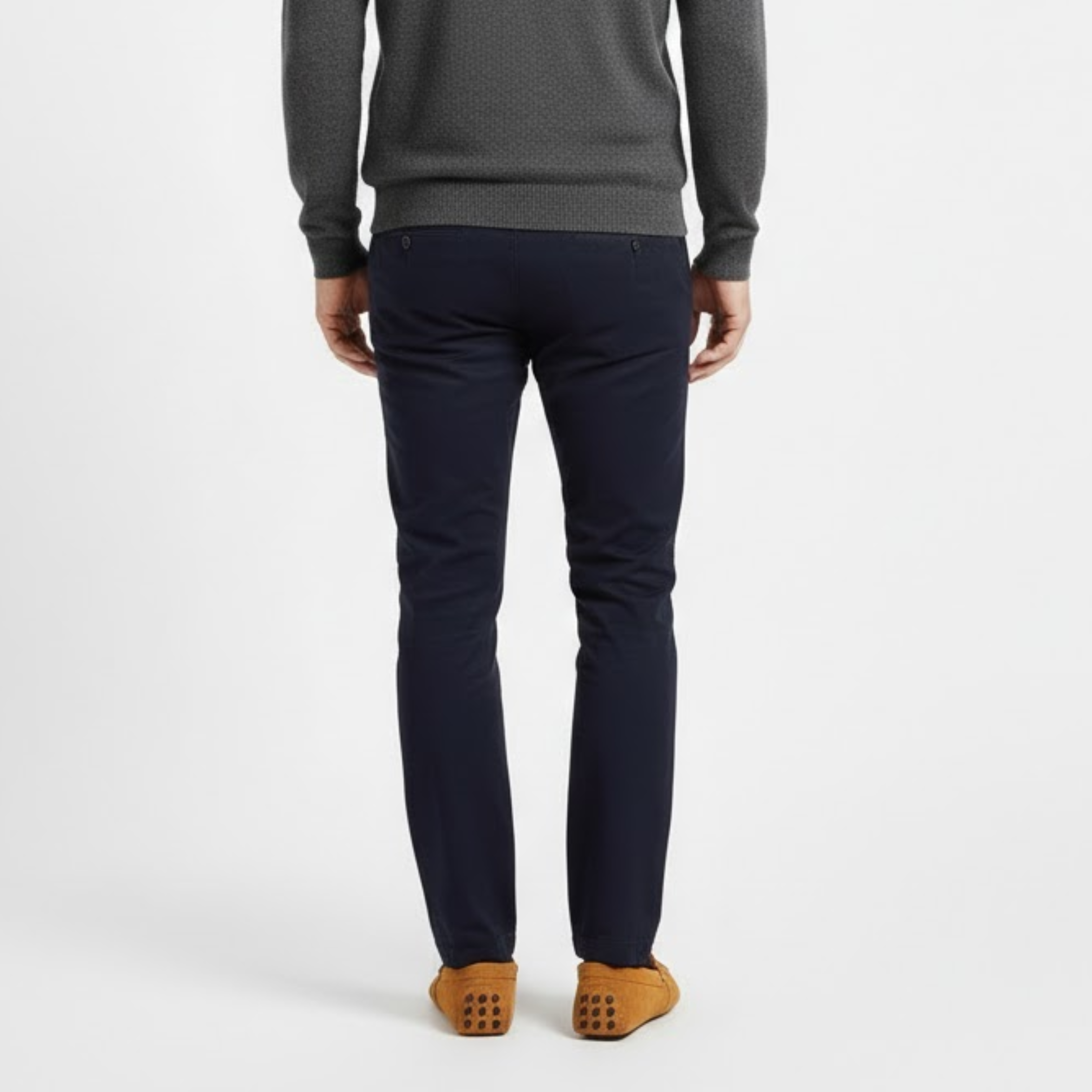 Men's Genuine Suede Leather Loafers Slip-On Driving Shoes Flat Moccasins