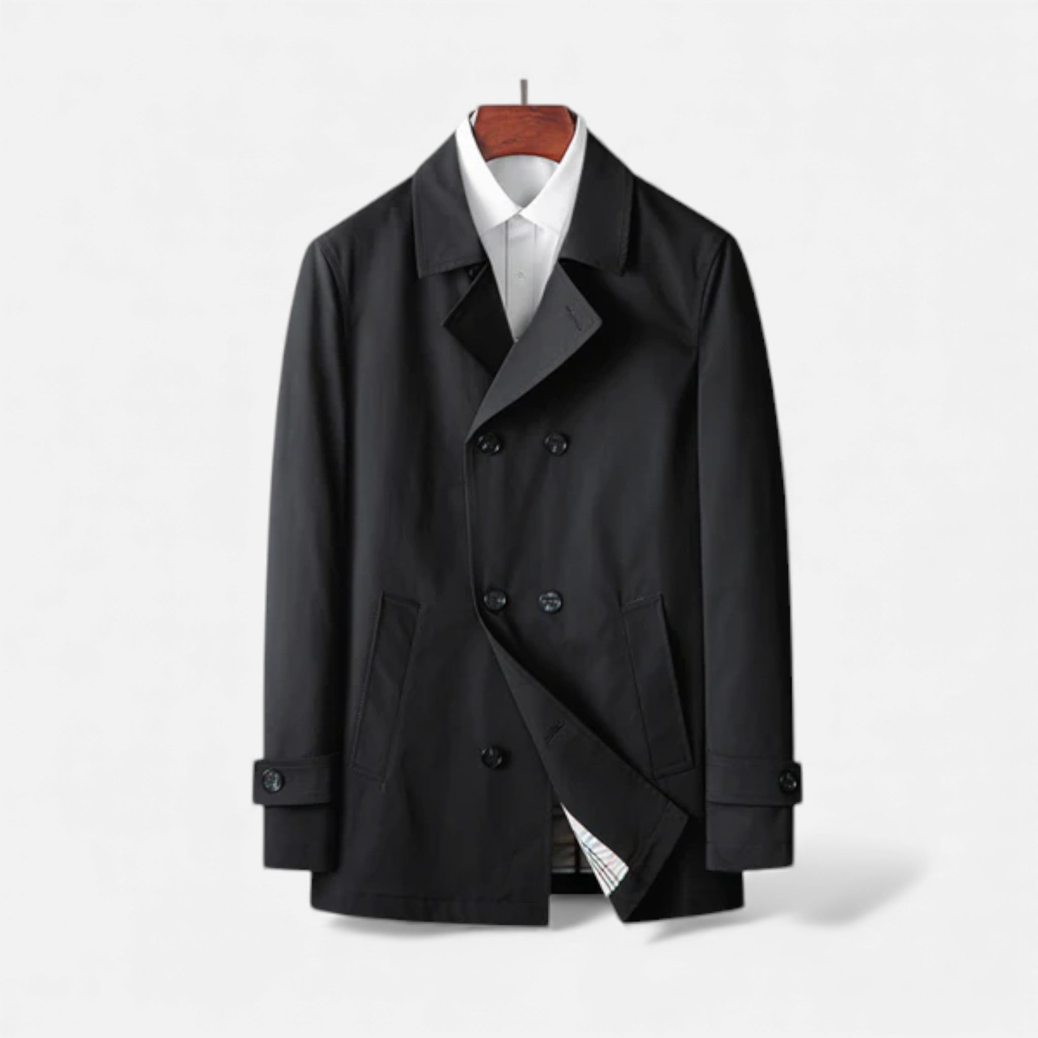 Veroux Mode | Men’s Classic Trench Coat – Ephraim Edition