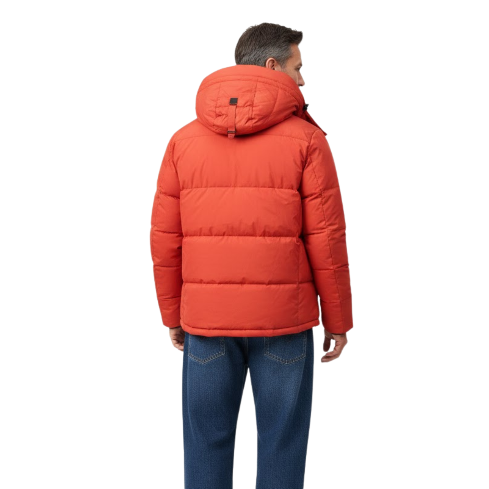 Men's Hooded Puffer Parka Thick Warm Duck Down Jacket Windbreaker Overcoat