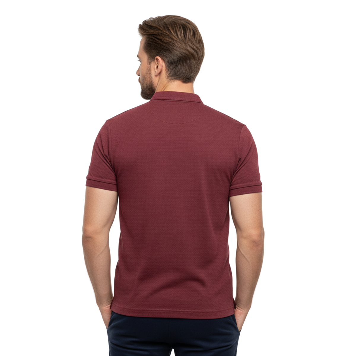 Men's Henley Shirt Short Sleeve Button-Down Casual Slim Fit Cotton T-Shirt Top