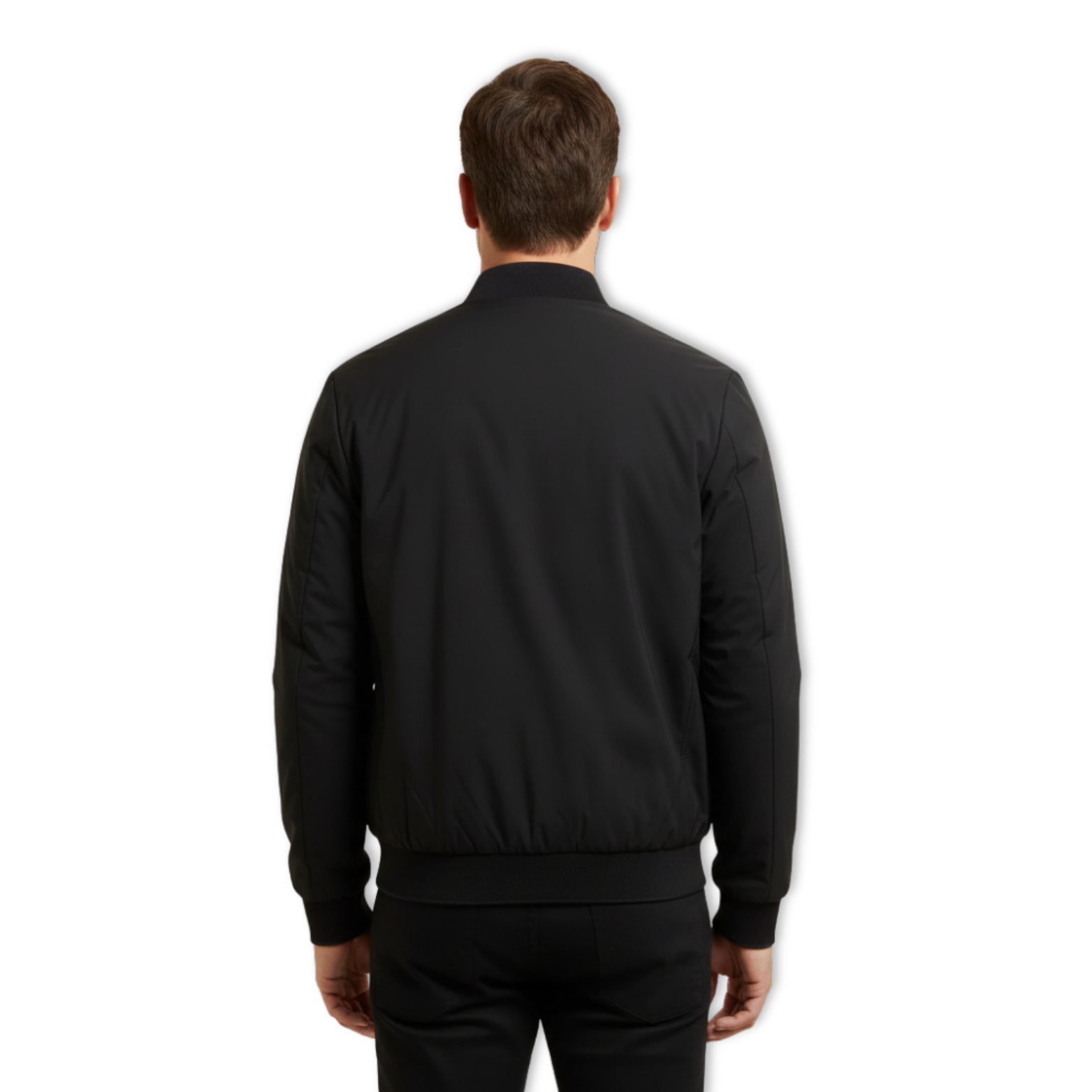 Men Thickened Fleece Lined Slim Fit Cotton Jacket