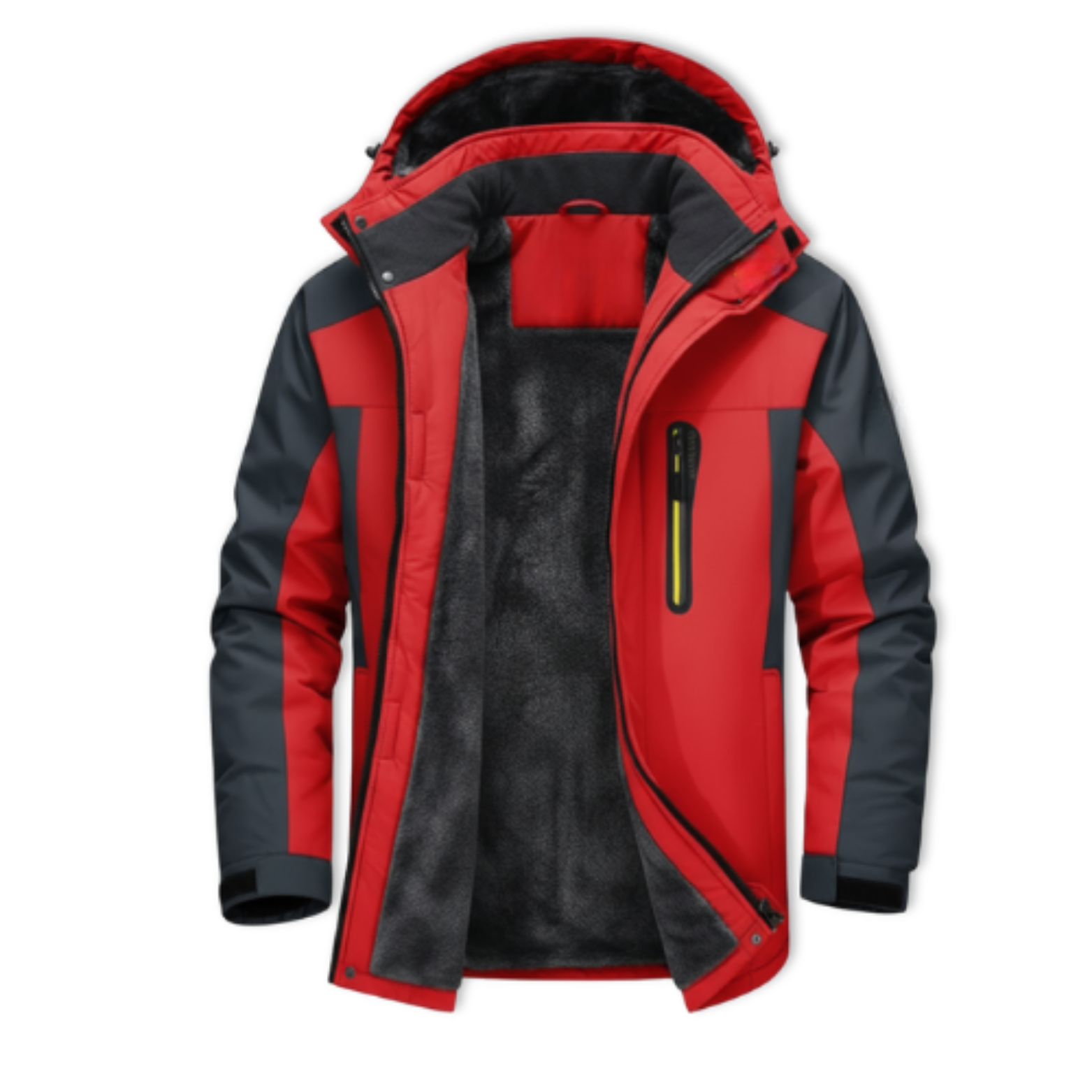 Men's Winter Fleece Lined Waterproof Parka