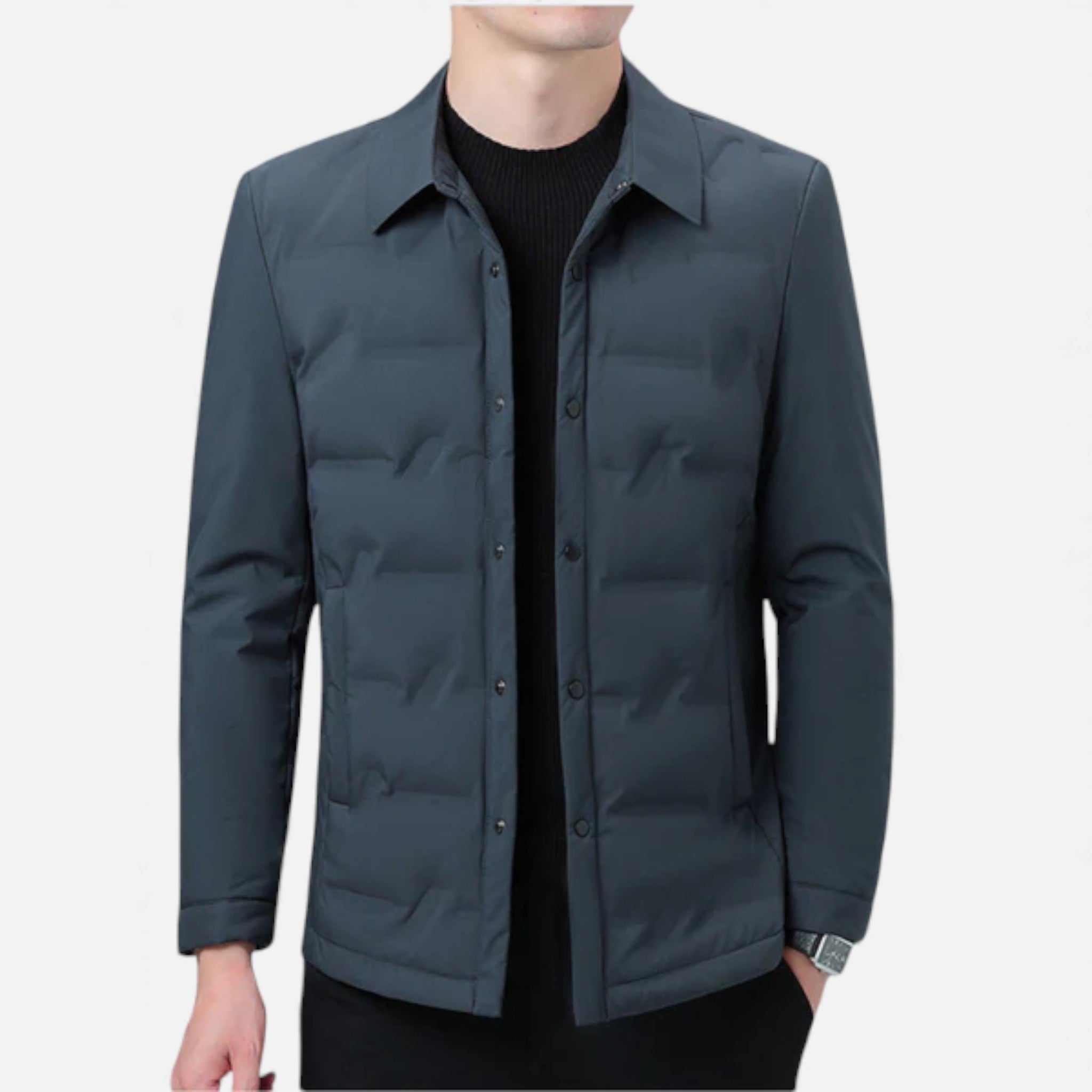 Veroux Mode | Men’s Quilted Puffer Jacket – Lucian Edition