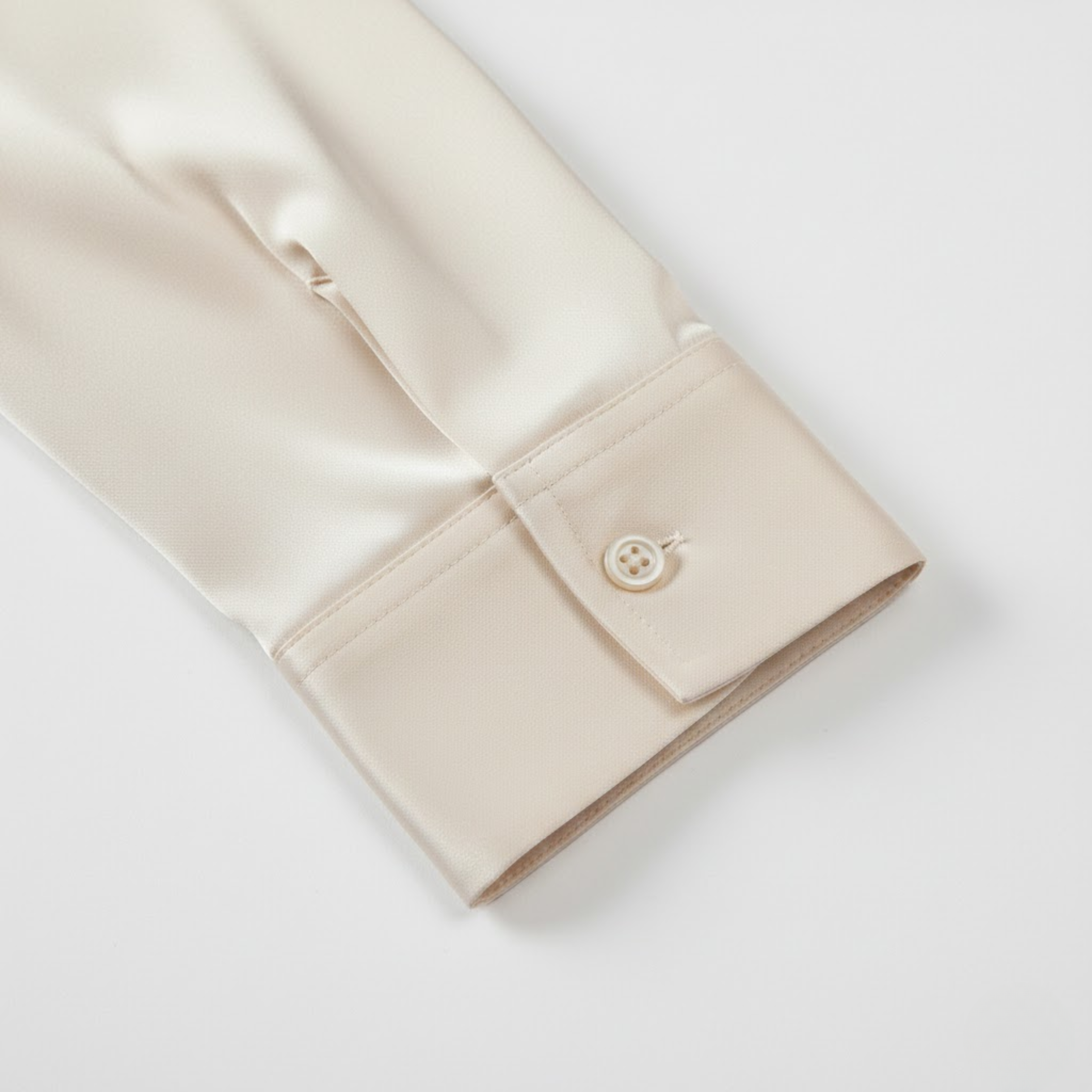 Women's Satin Button Down Shirt Long Sleeve Silk Style Office Blouse Regular Fit