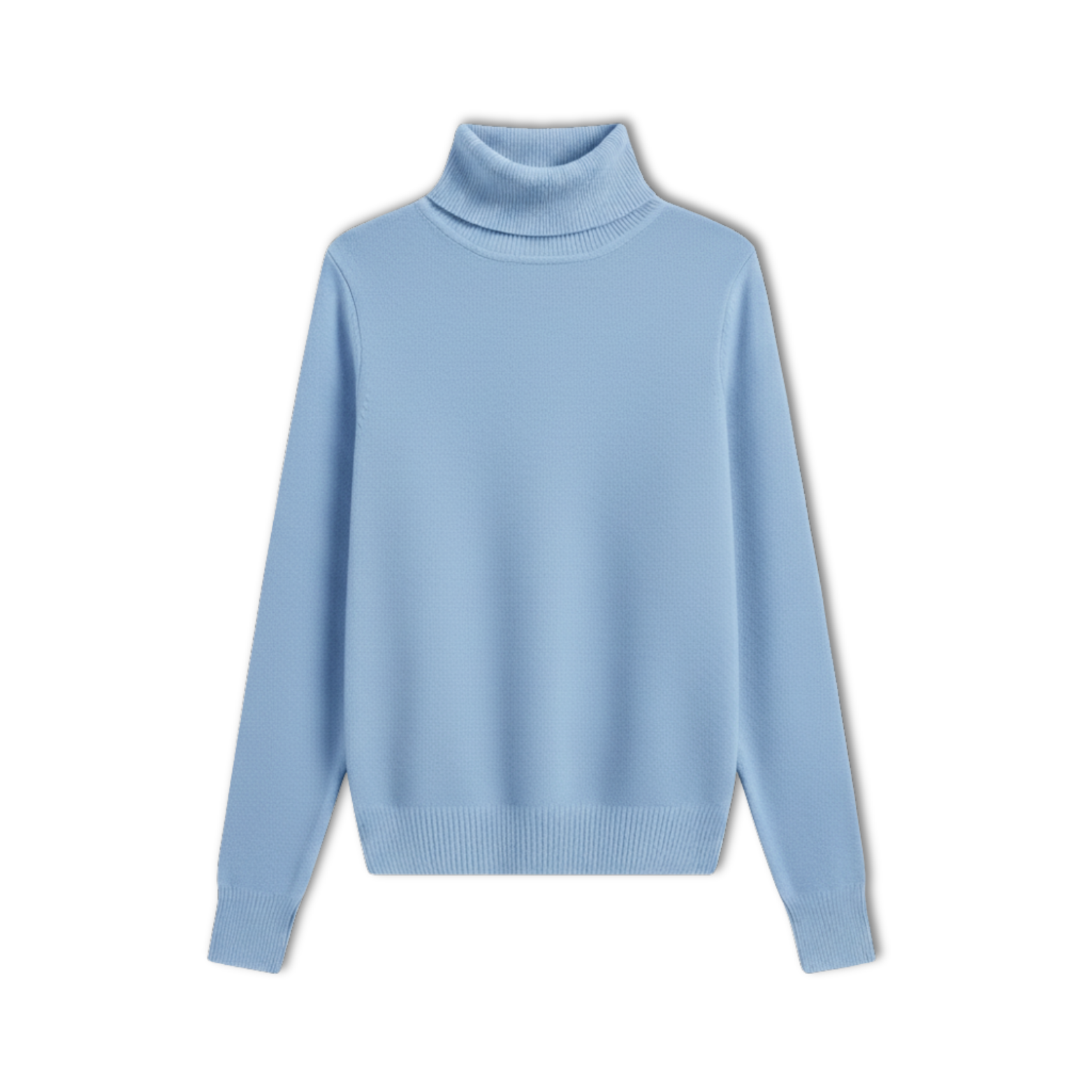 Merino Wool Cashmere Turtleneck Sweater Women Pullover