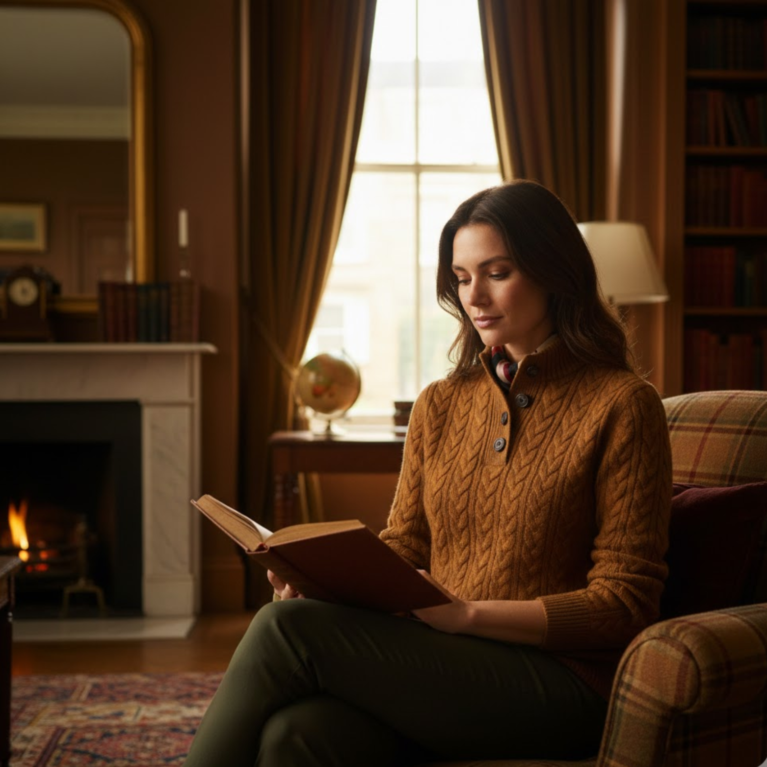 Knitted Cardigan Coat Thick Stand Collar Bottom Sweater