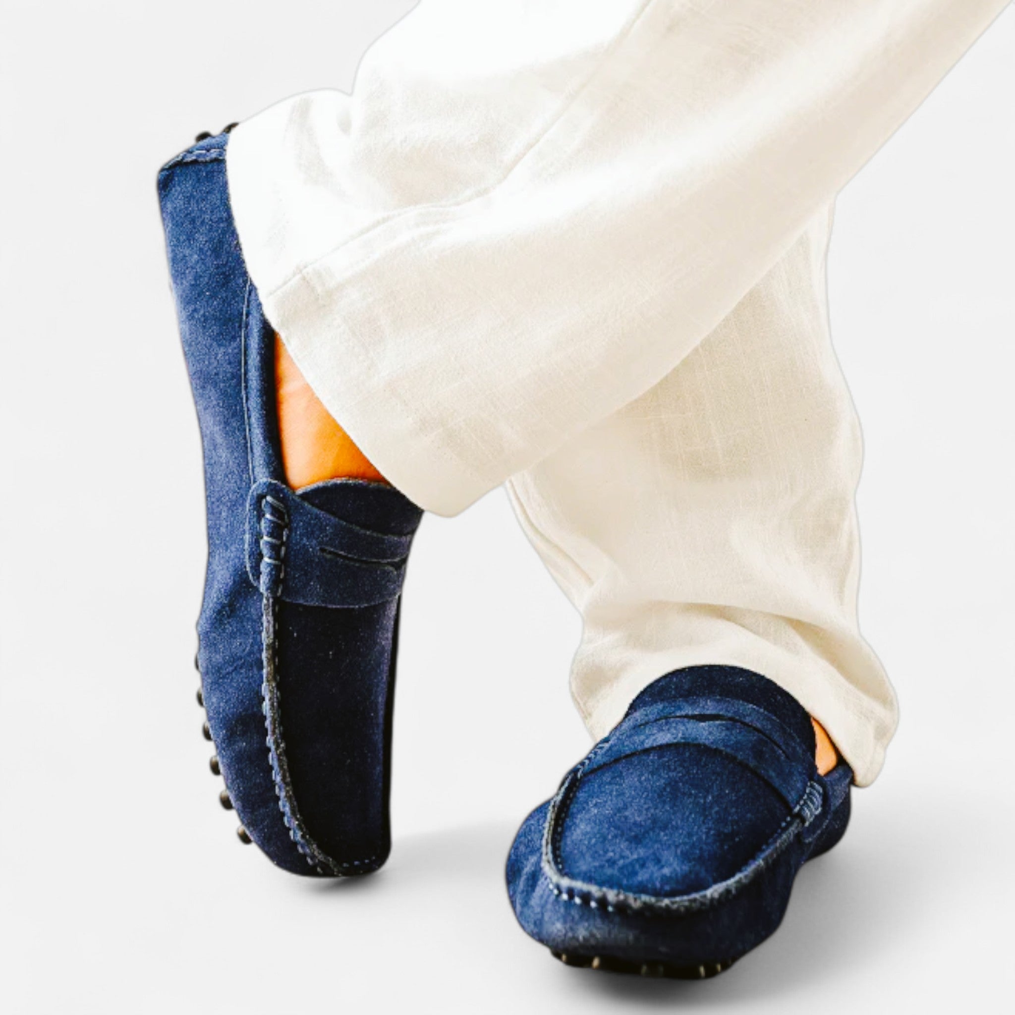 Veroux Mode | Men’s Suede Driver Loafers – Effortless Luxury, Refined Mobility