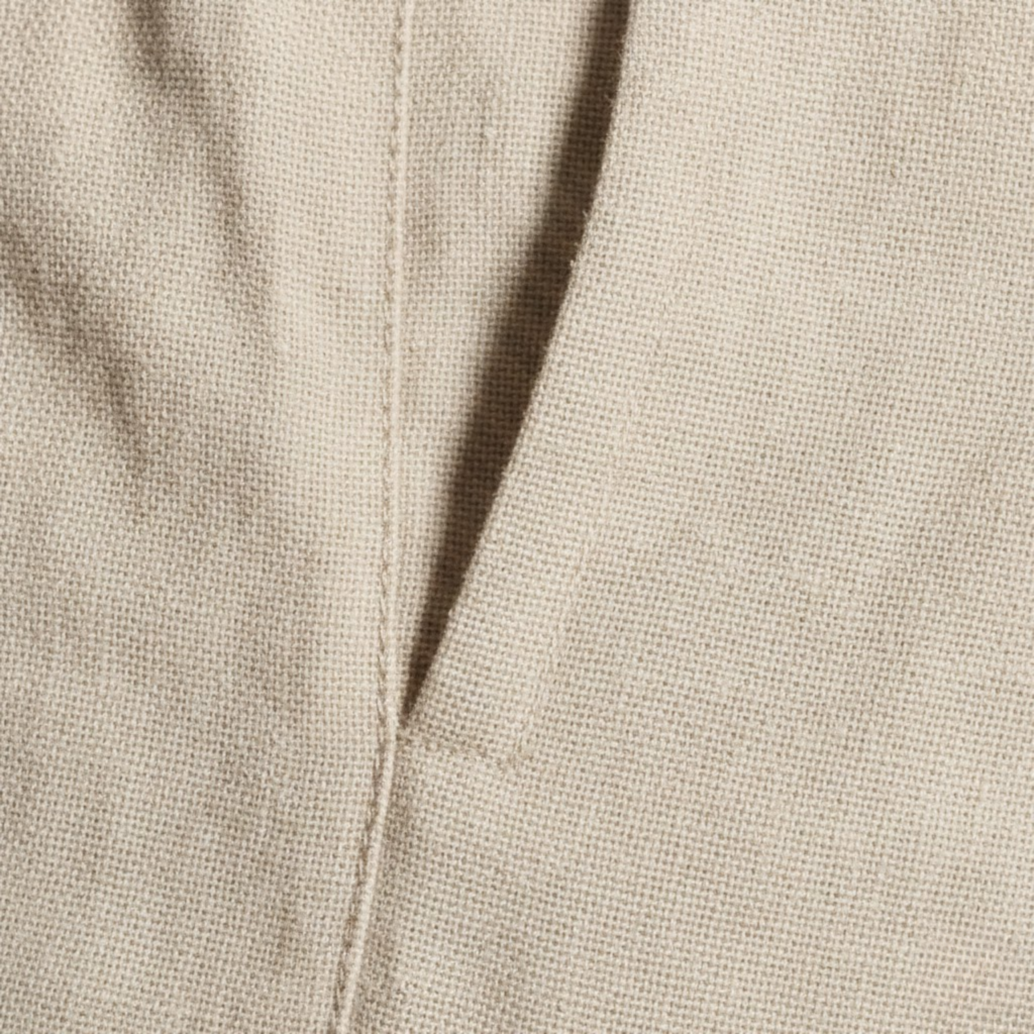 Men's Drawstring Linen Pants Elastic Waist Straight Leg Breathable Casual Trousers