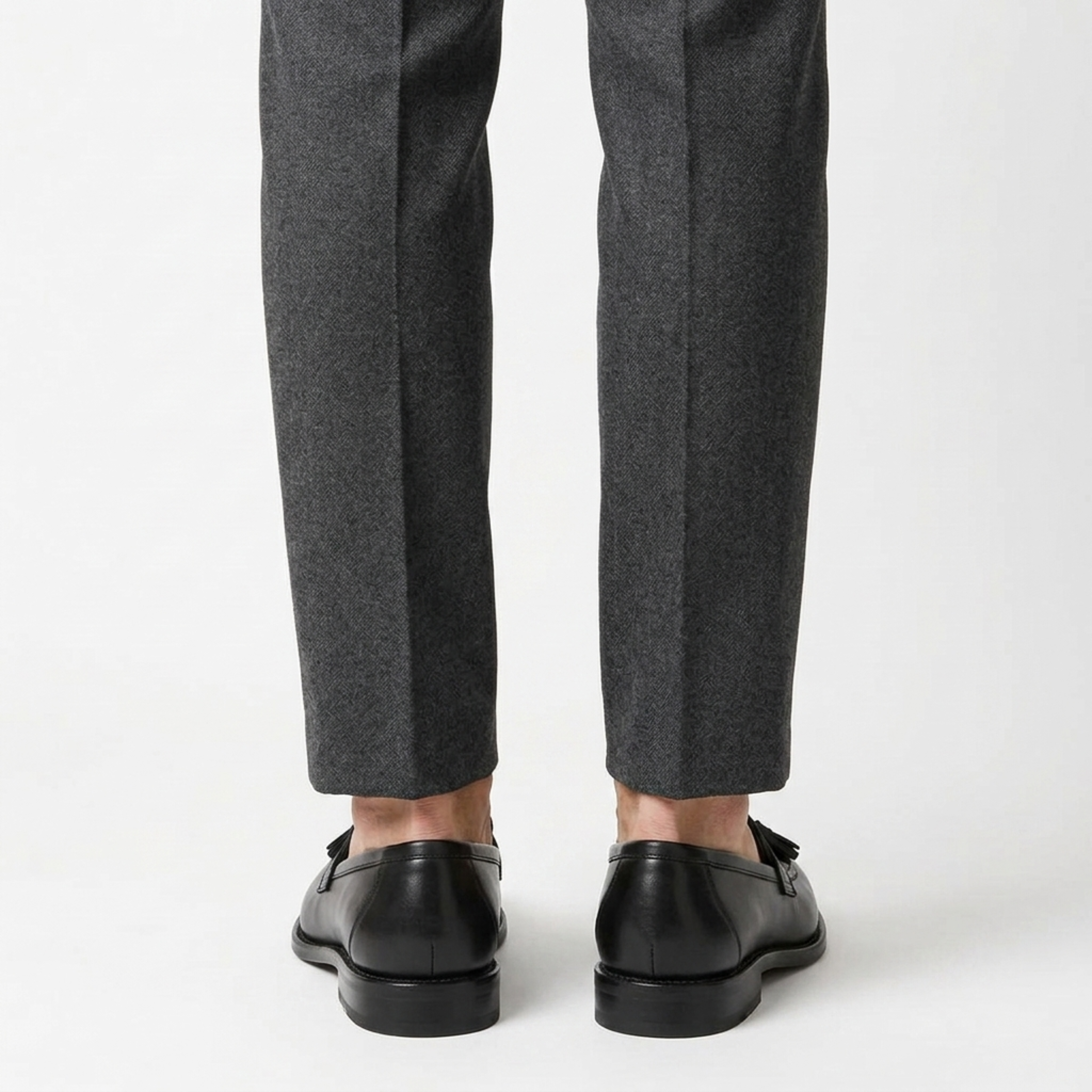 Men’s woven tassel loafers — classic slip-on for business formal