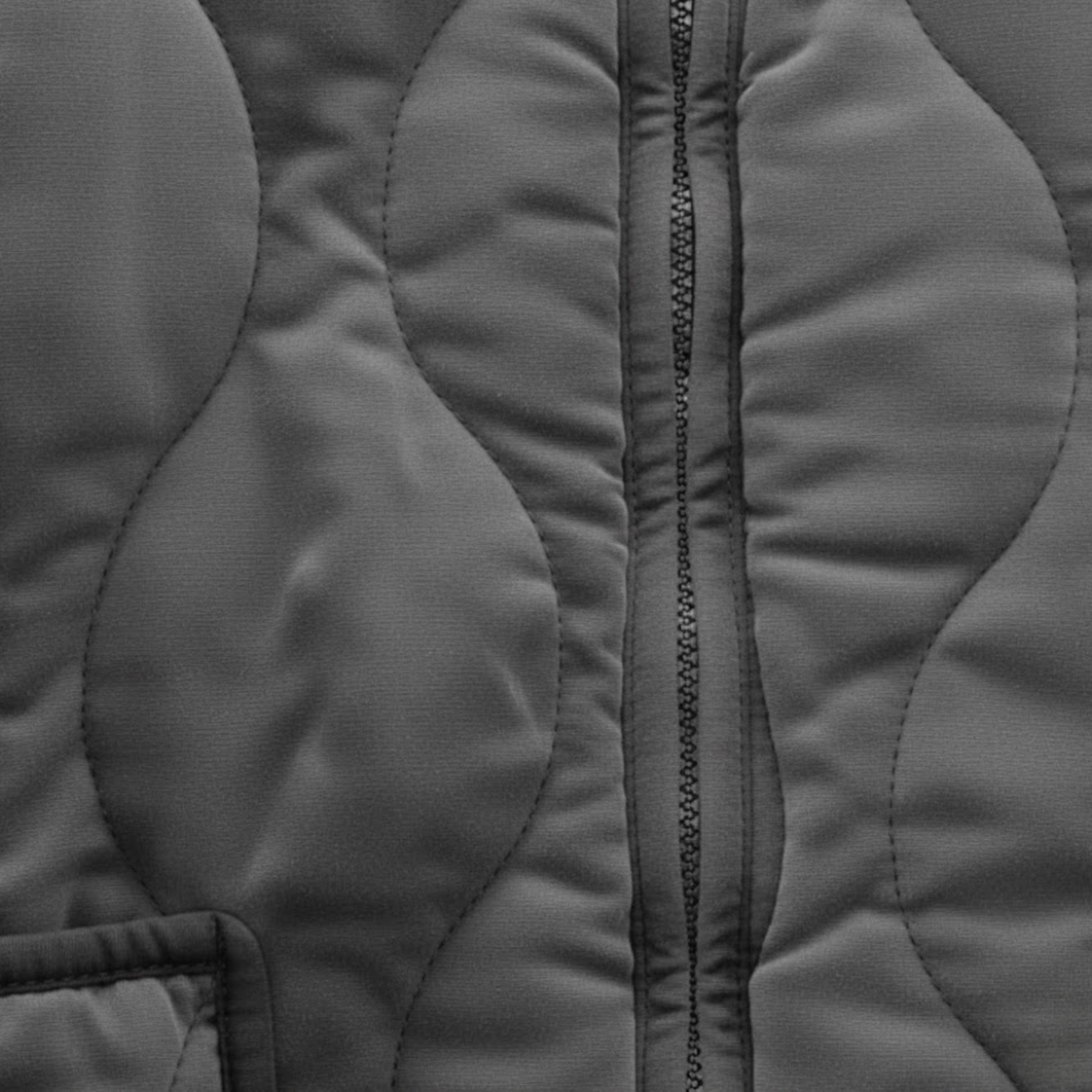 Women's Cotton Padded Jacket Winter Long-Sleeved Pocketed Loose Stand Collar Zipper Solid Color Coat