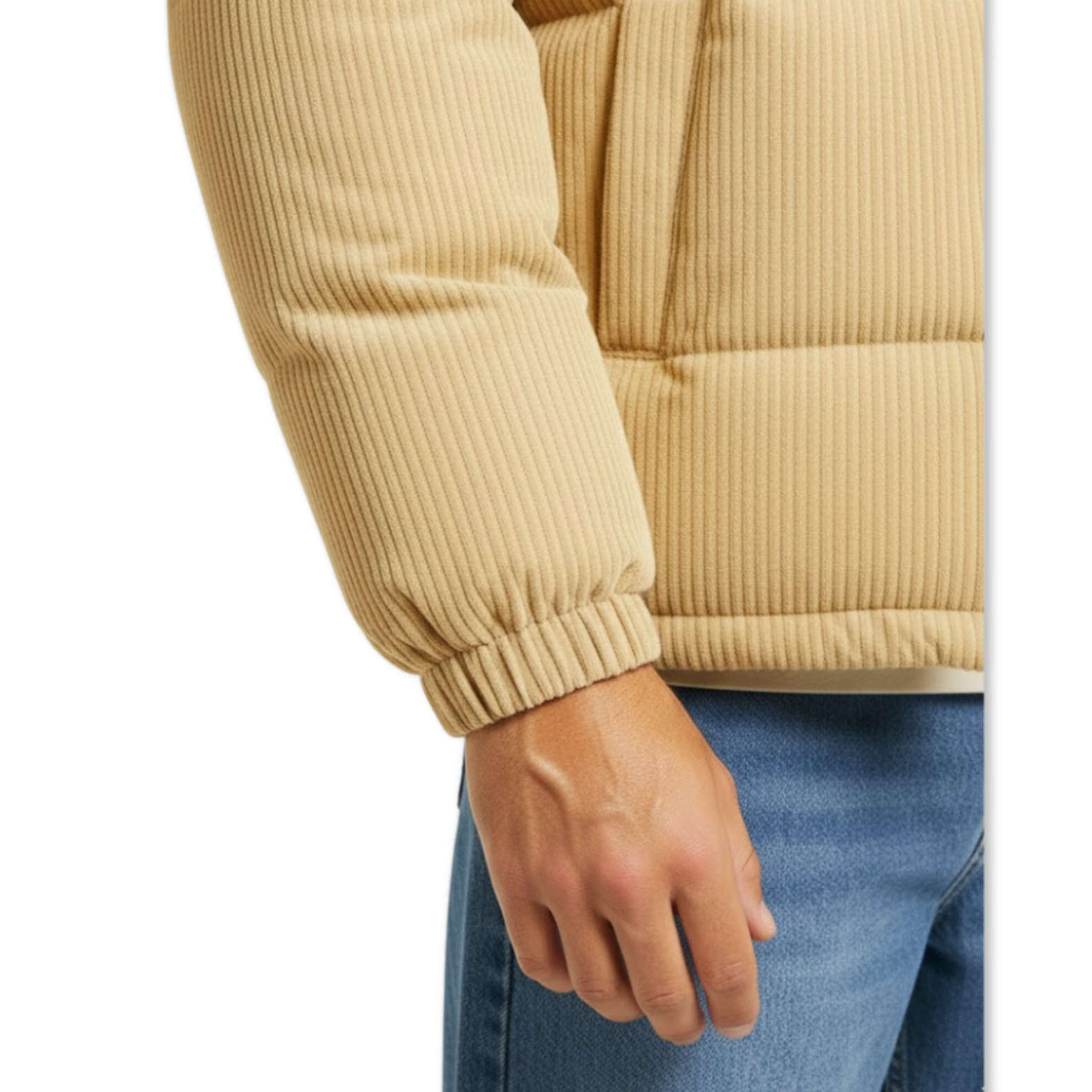 Thickened Corduroy Cotton Jacket Men's Warm Neck Protection Stand Collar Oversize Trendy Cotton Coat Outerwear