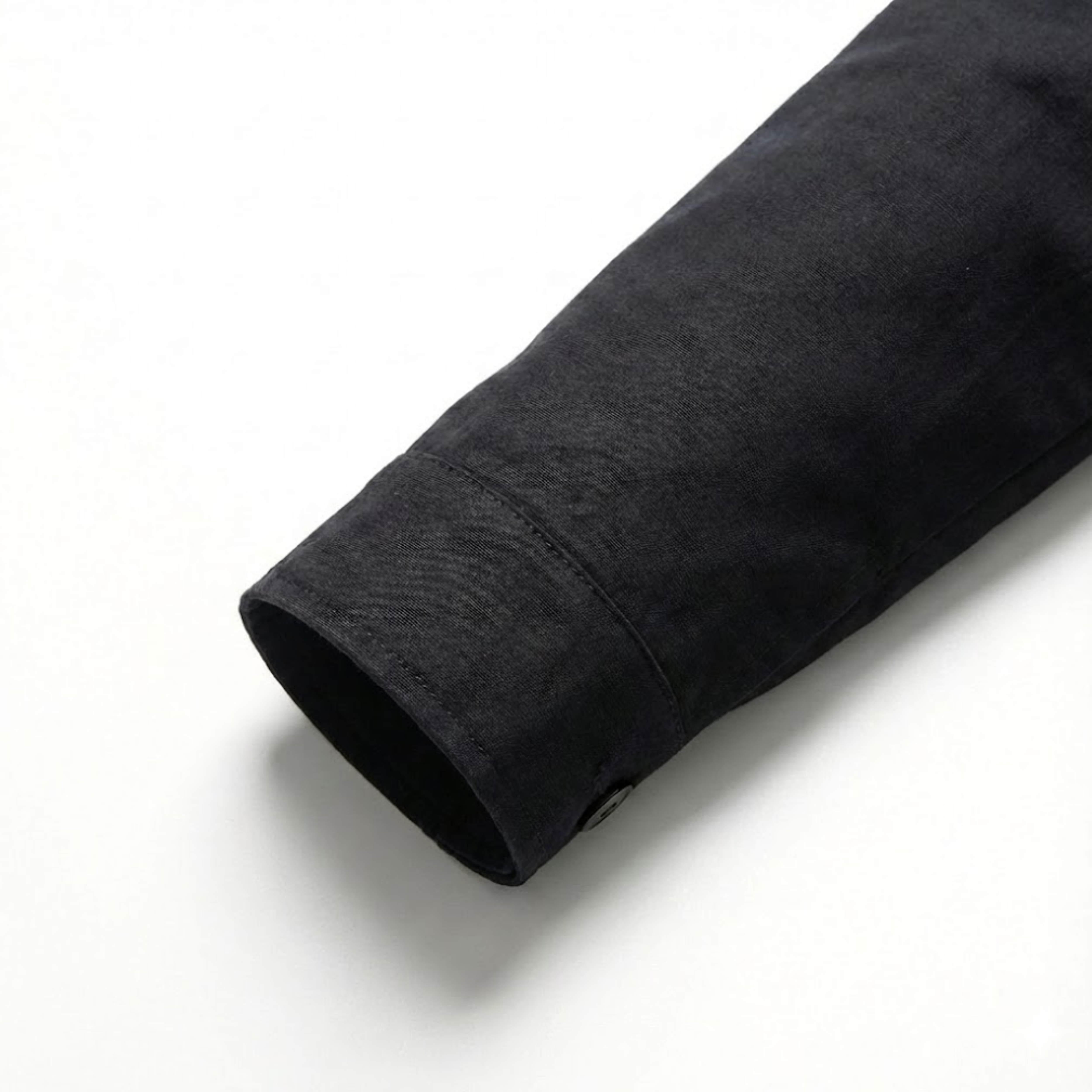 Men's Lightweight Business Work Jacket Zipper Closure Polyester Casual Outerwear Coat