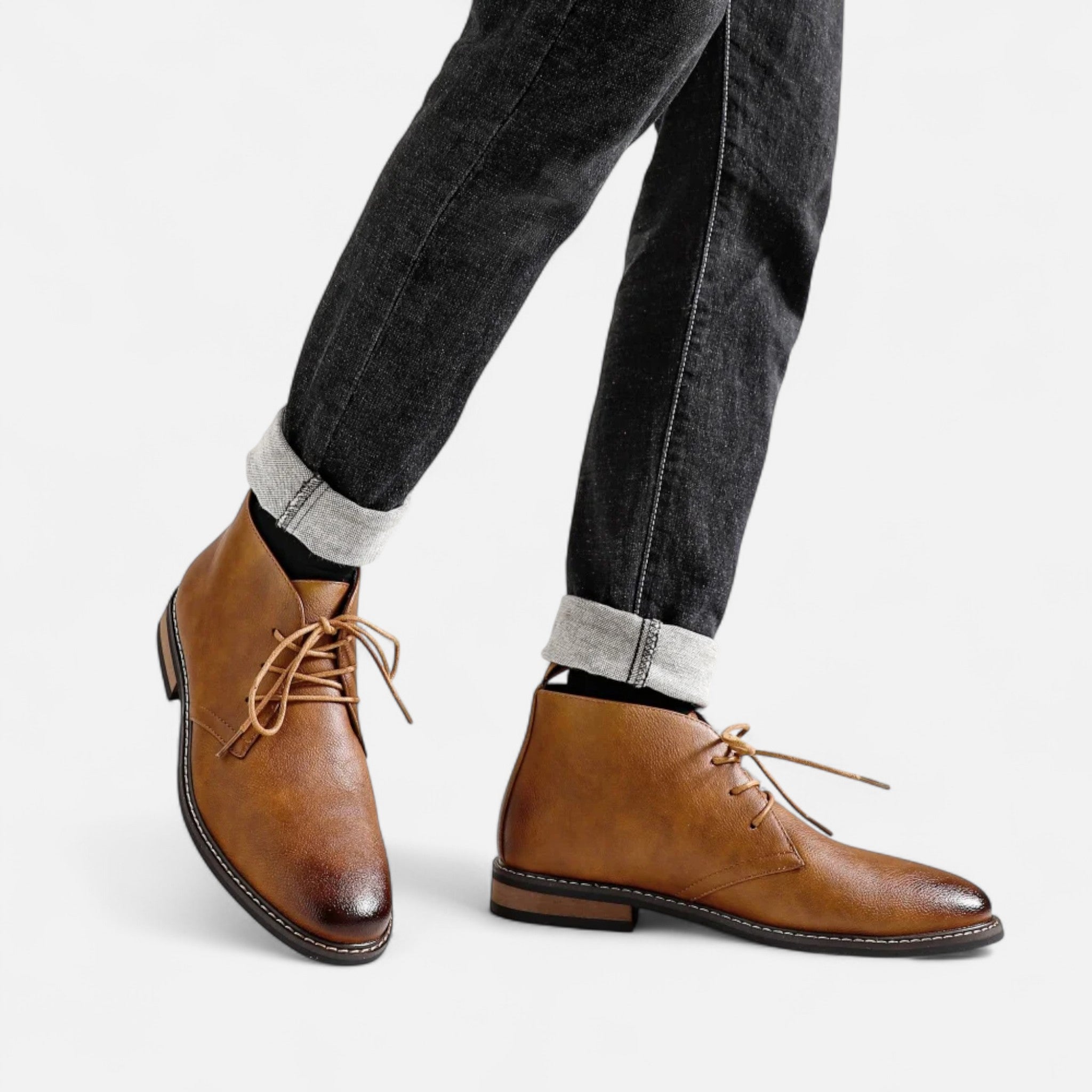 Veroux Mode | Men’s Retro Suede Desert Boots