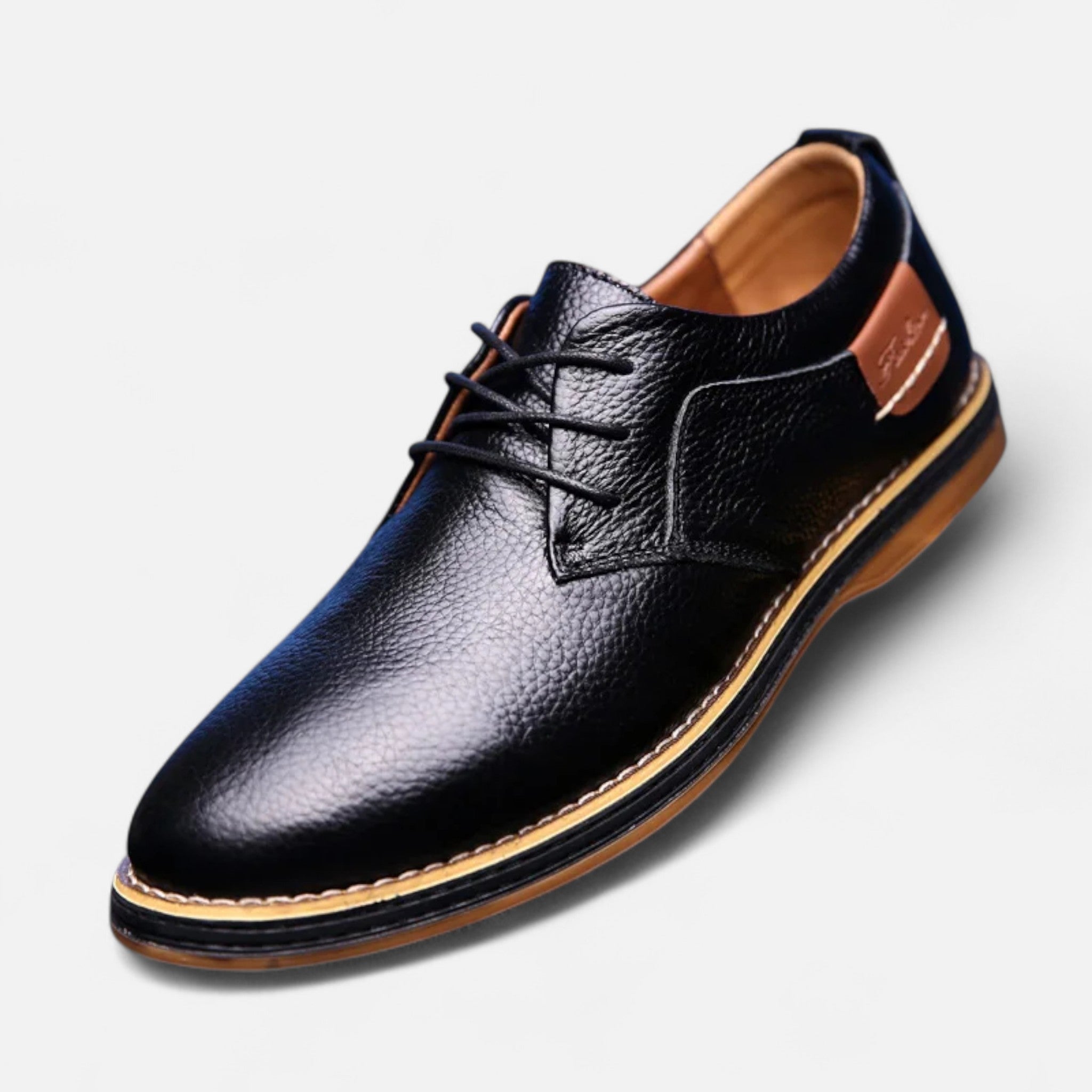 Veroux Mode | Men’s Classic Leather Oxfords