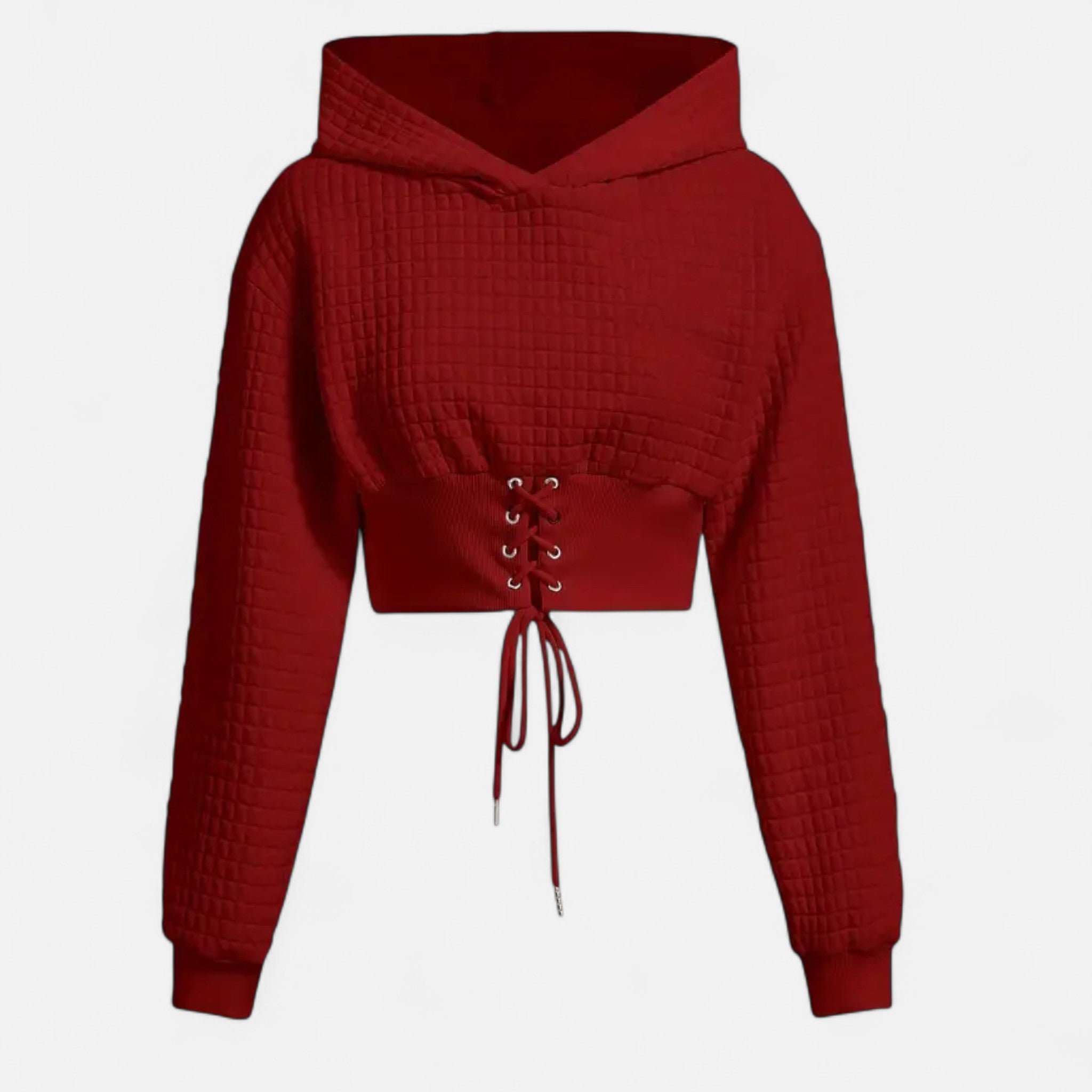 Veroux Mode | Women’s Elegant Long Sleeve Crop Hoodie