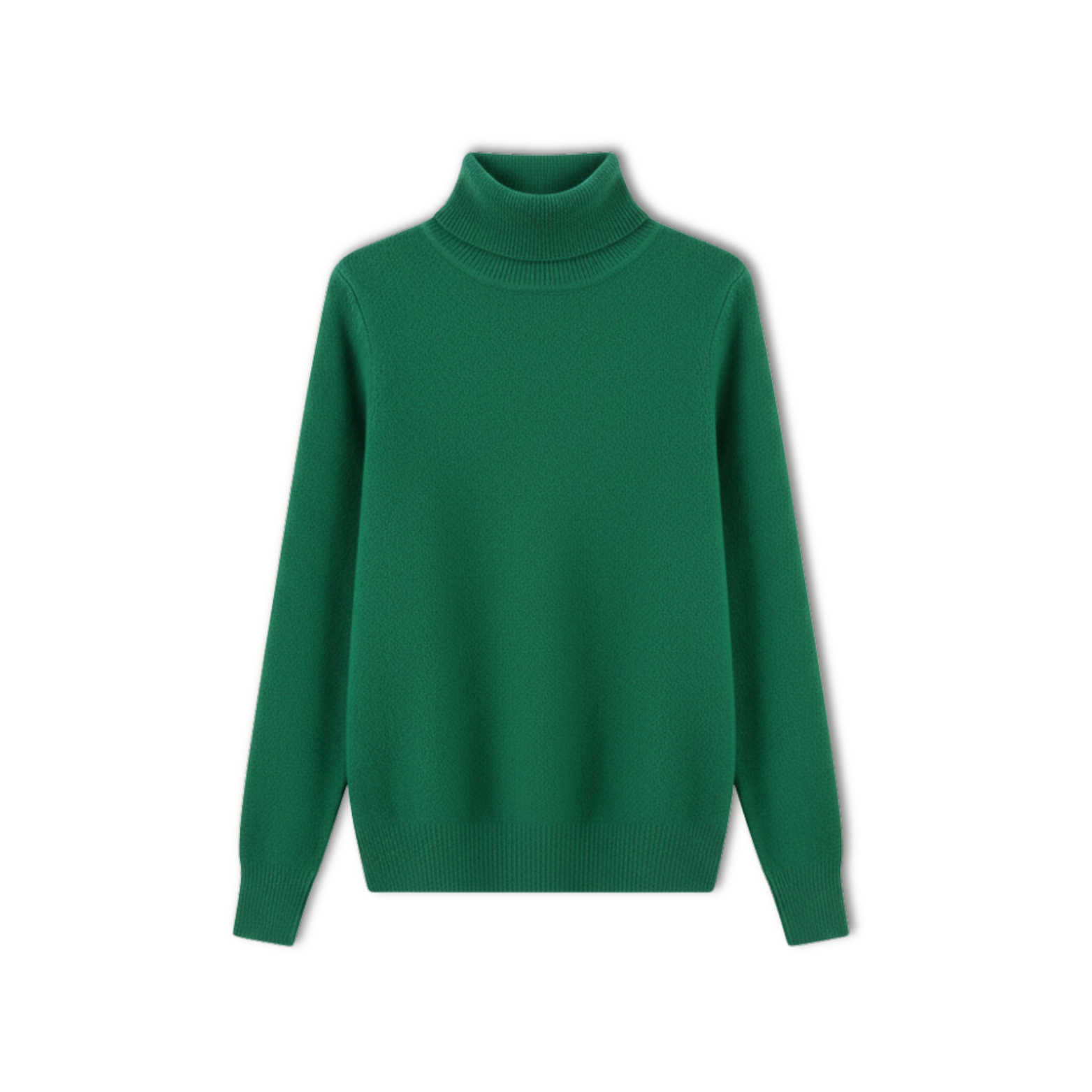 Merino Wool Cashmere Turtleneck Sweater Women Pullover