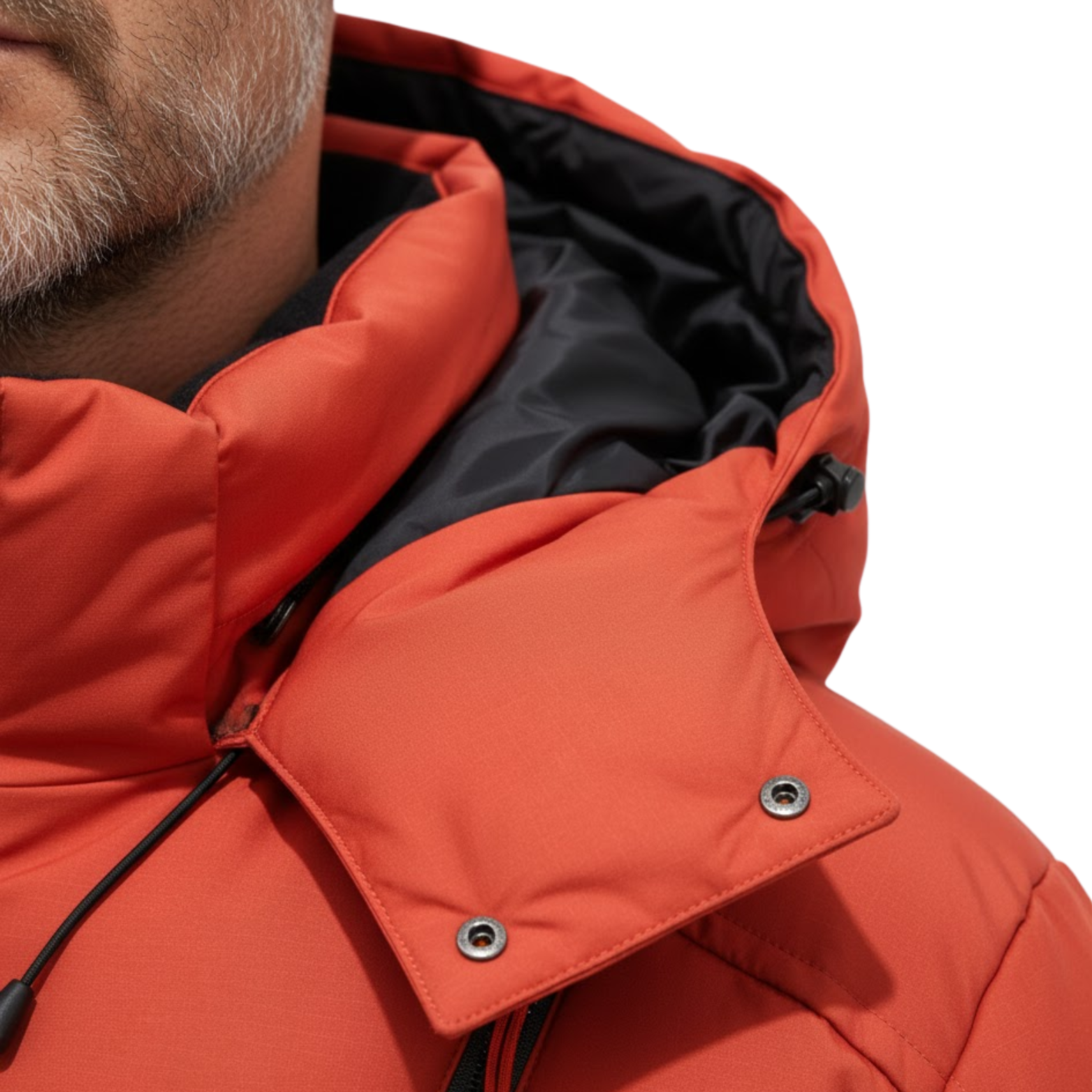 Men's Hooded Puffer Parka Thick Warm Duck Down Jacket Windbreaker Overcoat