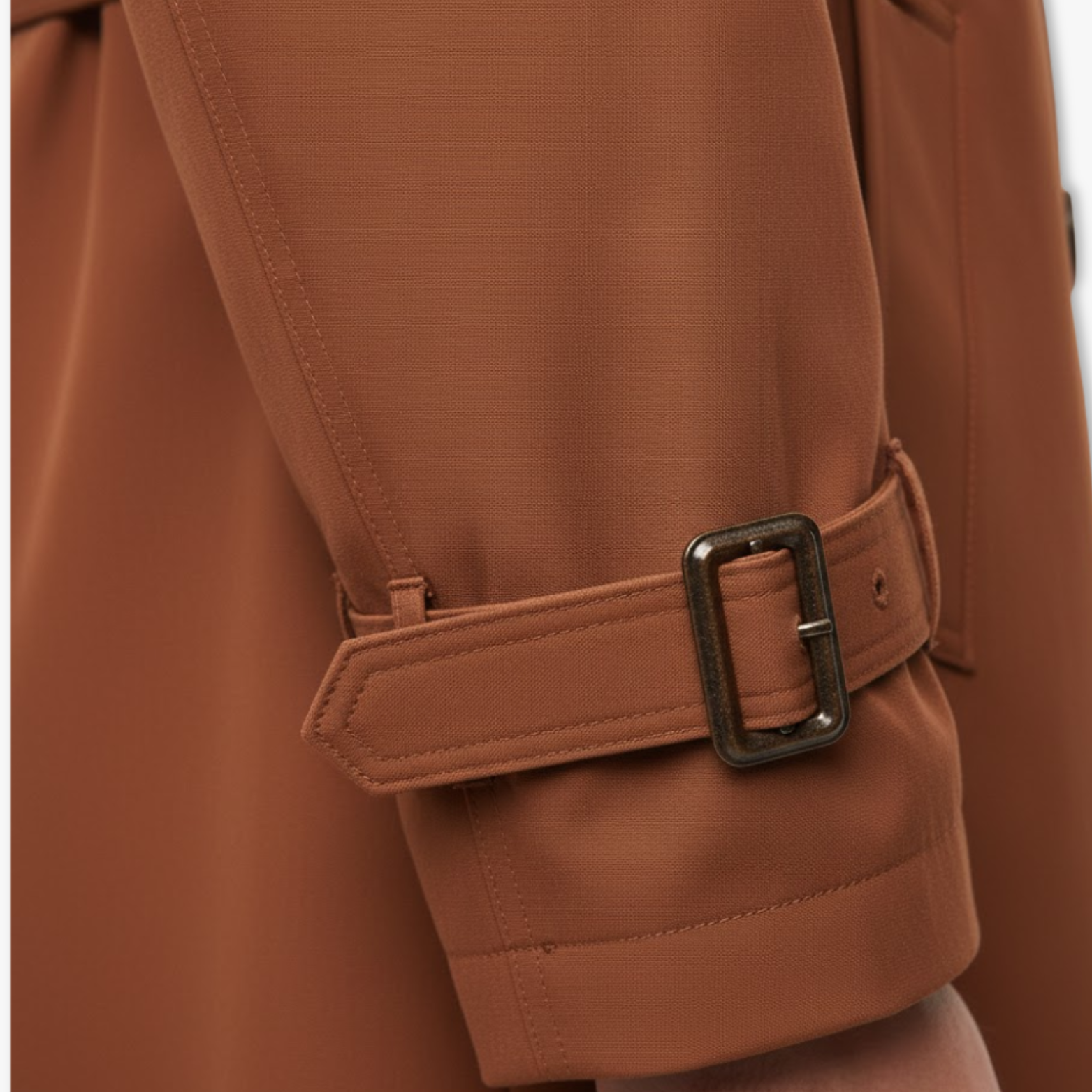 Men's X-Long Trench Coat Single Breasted Loose Fit Polyester Overcoat Outerwear