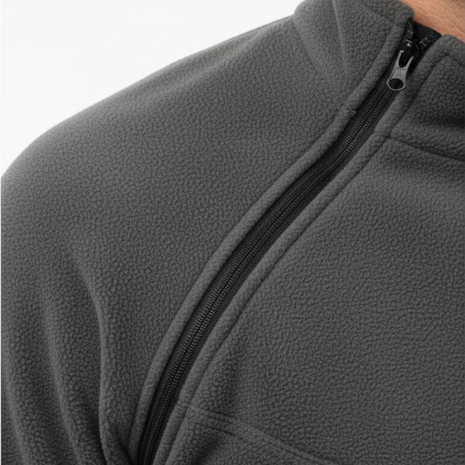 Mens Tactical Outdoor Polar Fleece Jacket Hunting Clothes Warm Zipper Pullover