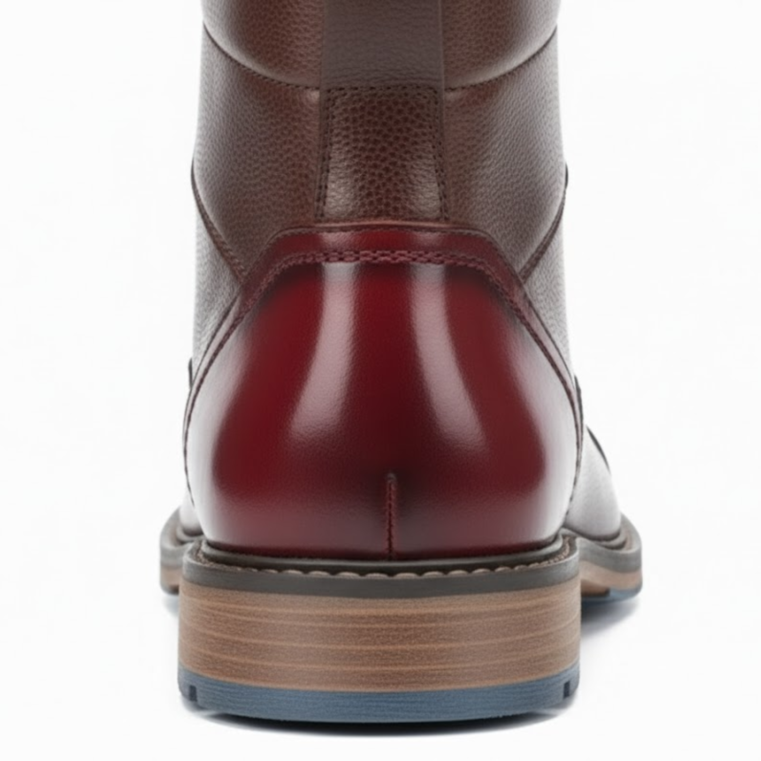 Men's Microfiber Ankle Boots Retro Side Zip Casual Fashion Shoes Rubber Sole