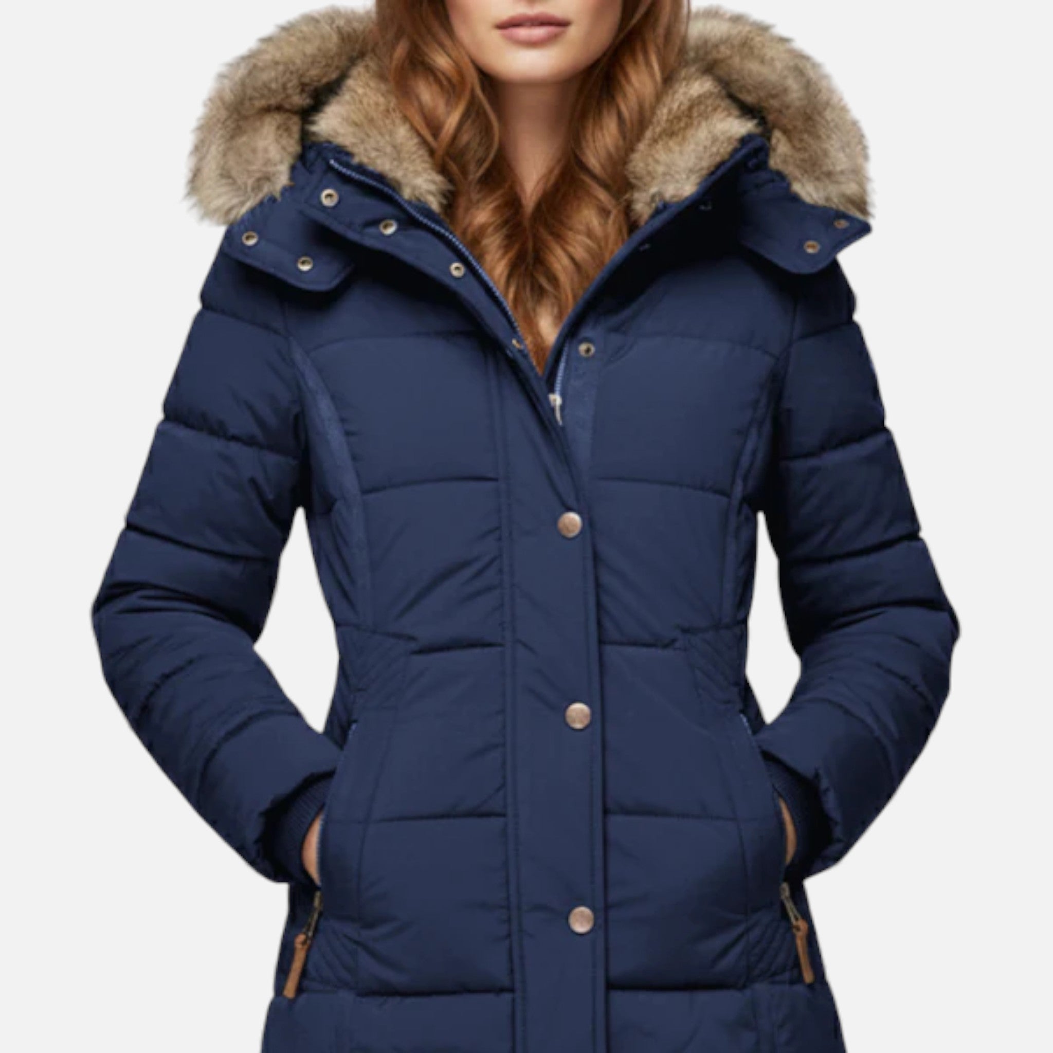 Veroux Mode | Women’s Insulated Parka Coat – Winter Heritage Warmth