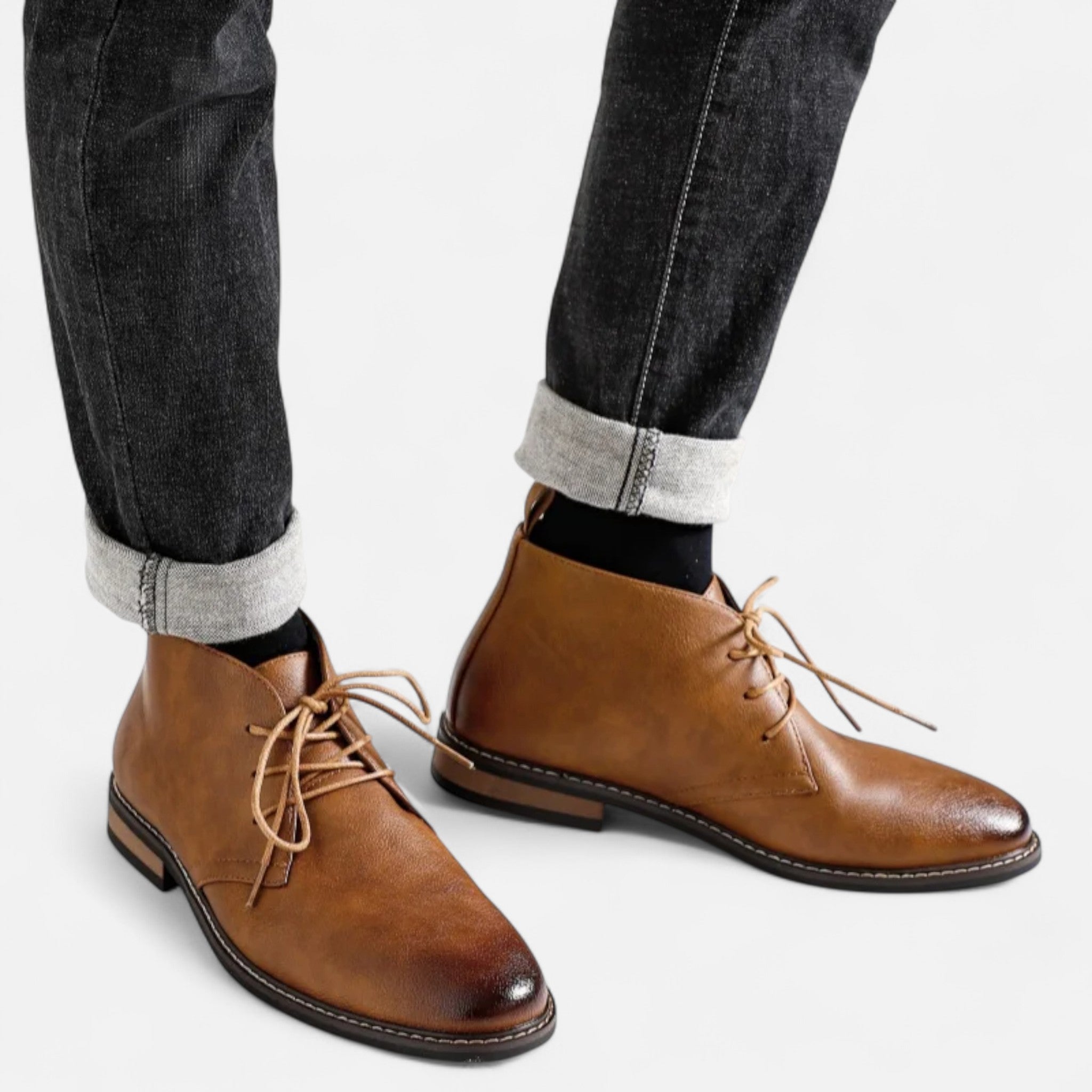 Veroux Mode | Men’s Retro Suede Desert Boots