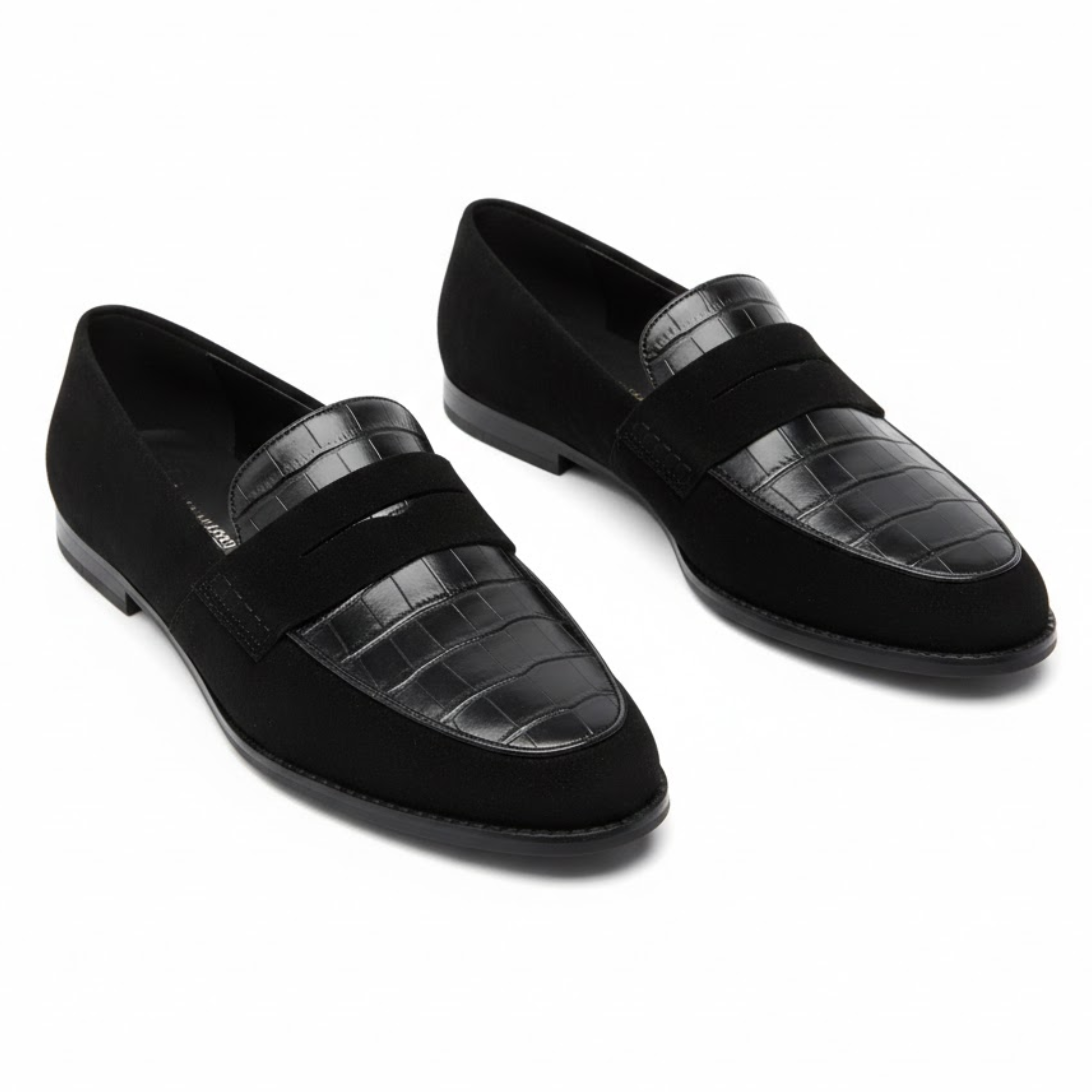 Women's Round Toe Slip-On Loafers with Flat Walking Sole and Comfort Footbed