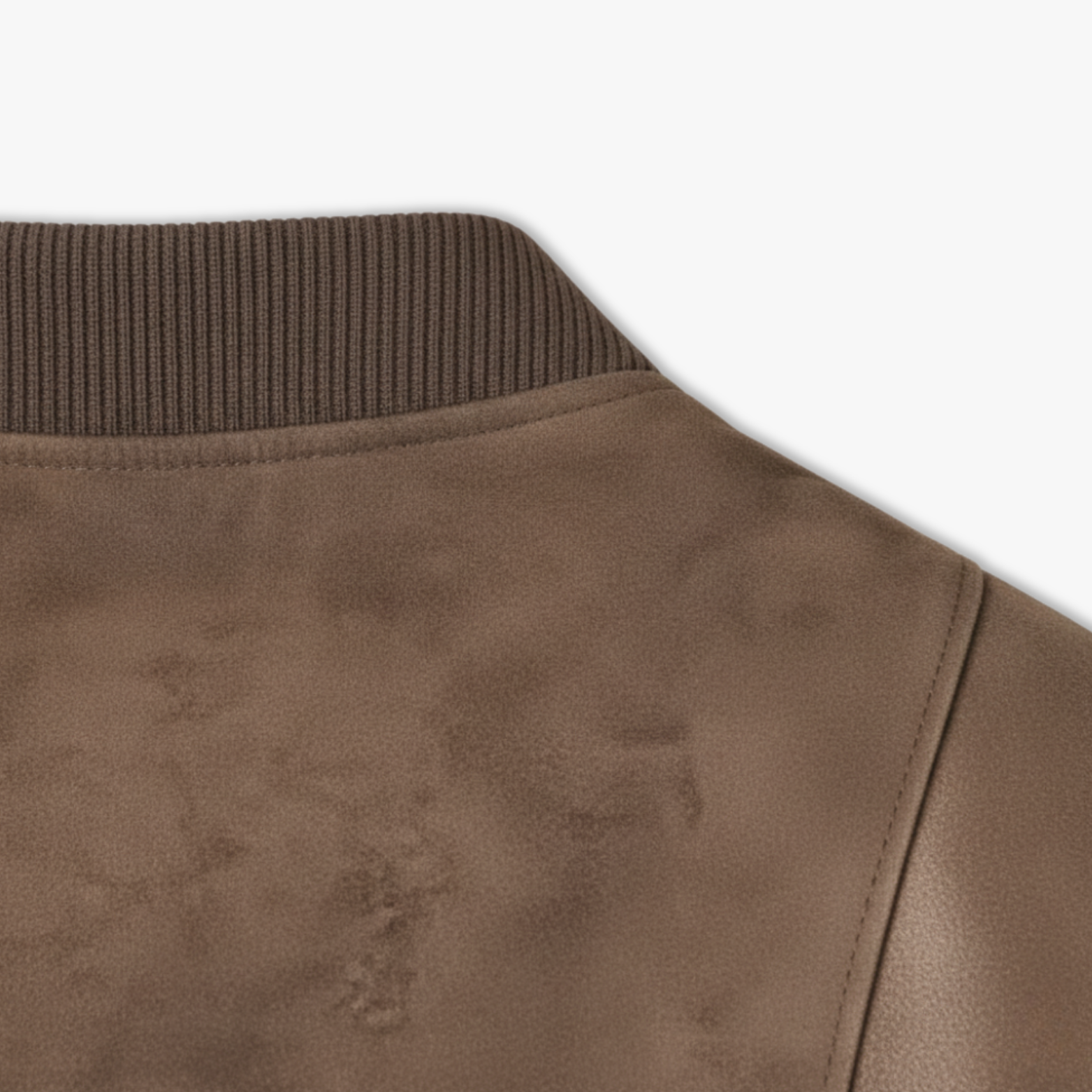 Loose Casual Men's Baseball Collar Leather Jacket Velvet