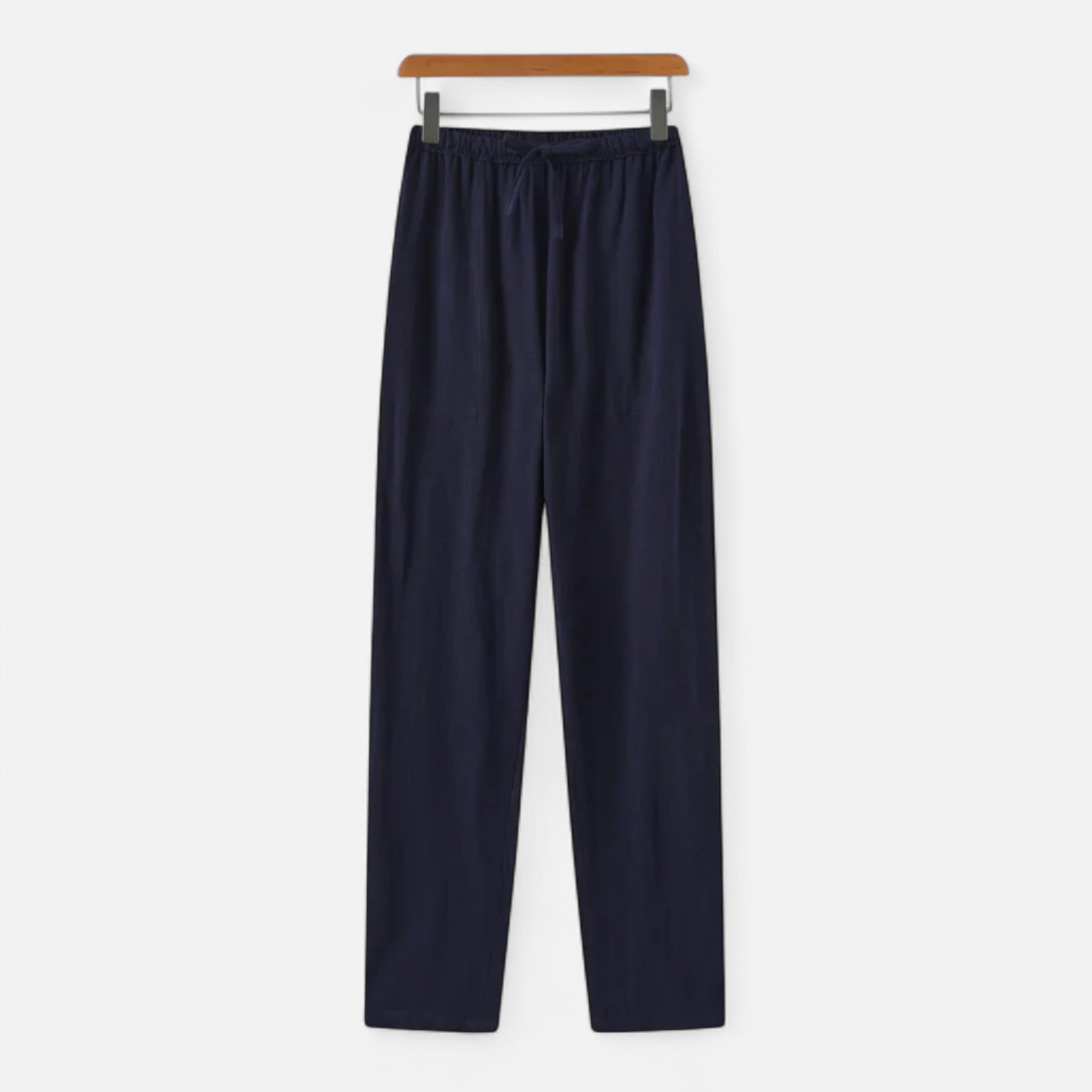 Veroux Mode | Men’s Slim Fit Linen Trousers – Streamlined Elegance, Cool Precision