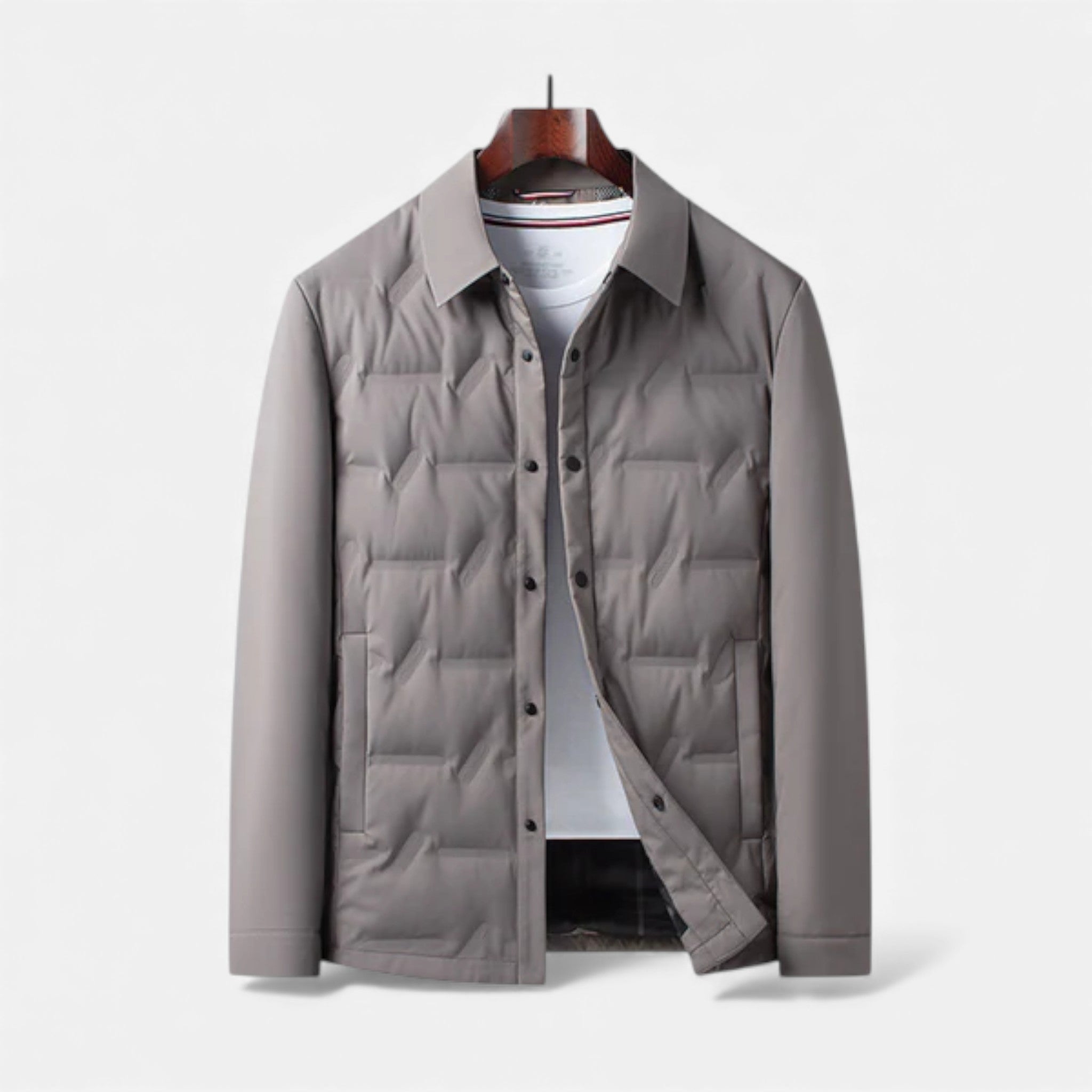 Veroux Mode | Men’s Quilted Puffer Jacket – Lucian Edition