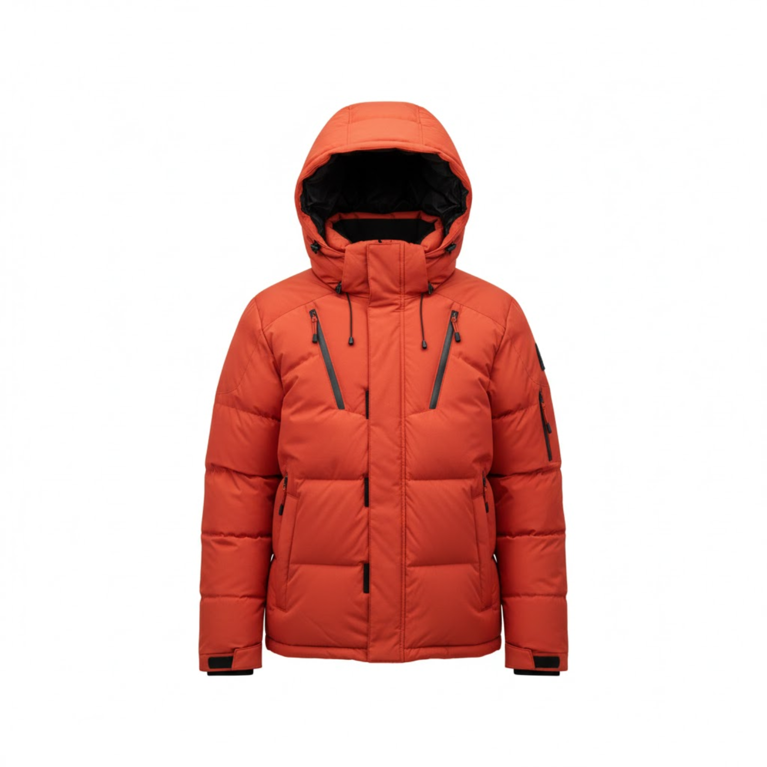 Men's Hooded Puffer Parka Thick Warm Duck Down Jacket Windbreaker Overcoat