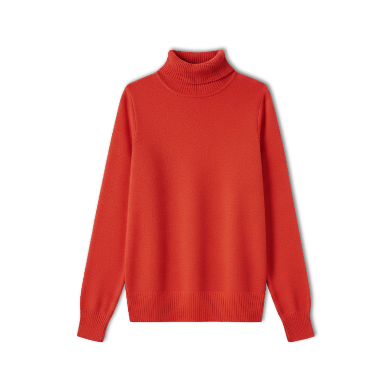 Merino Wool Cashmere Turtleneck Sweater Women Pullover