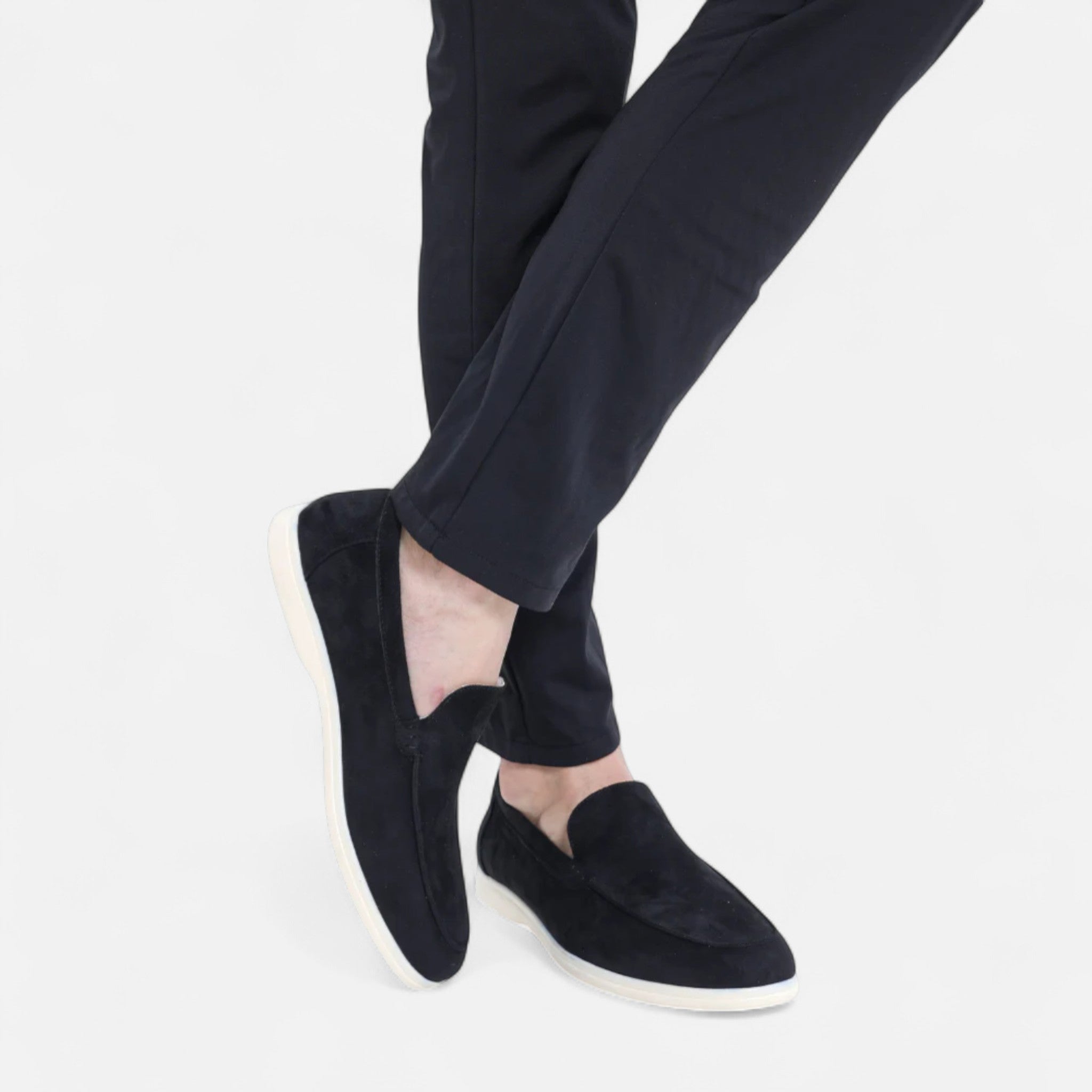 Veroux Mode | Men’s Suede Loafers – Old Money Elegance, Timeless Footwear Sophistication