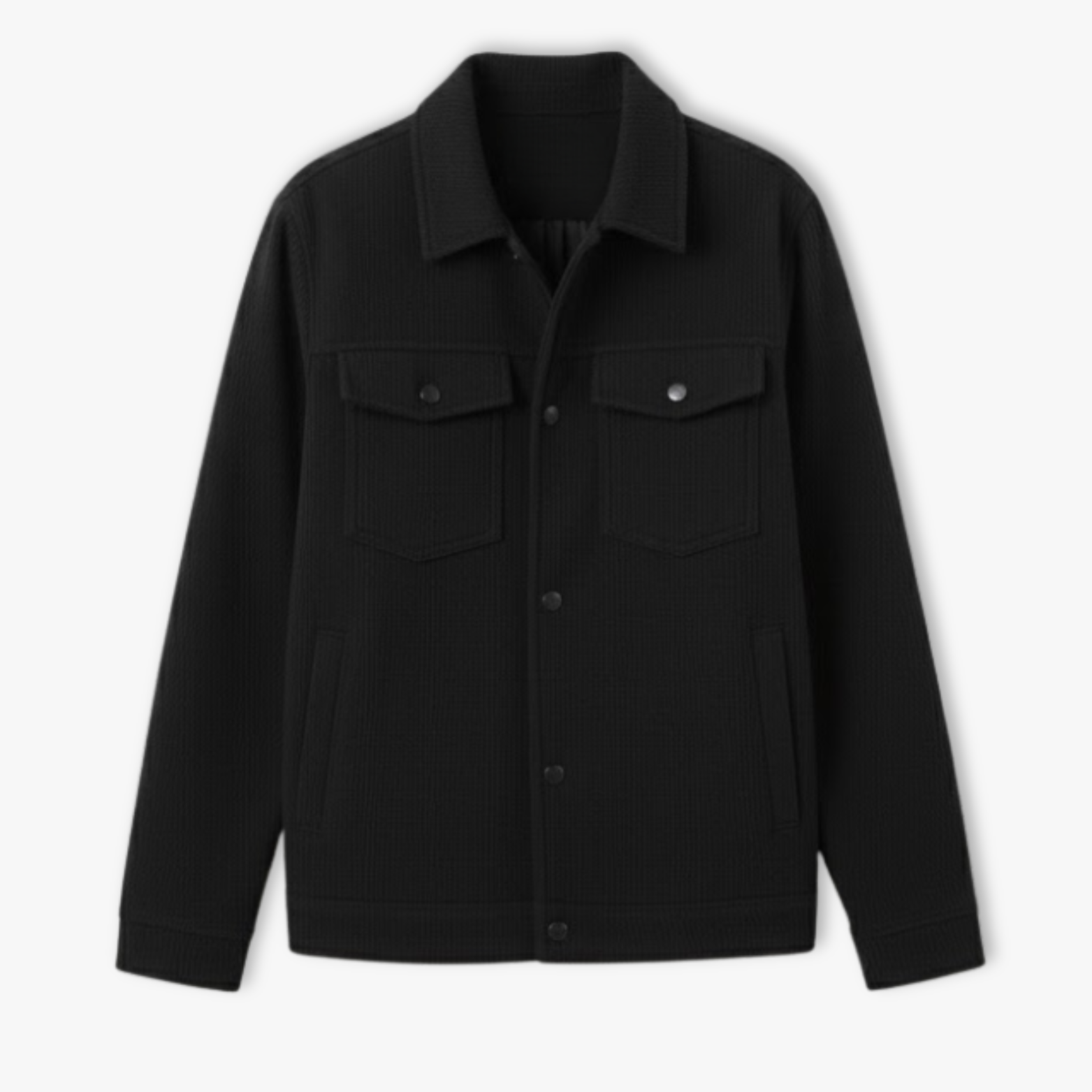 Men's Loose Fit Corduroy Collared Jacket