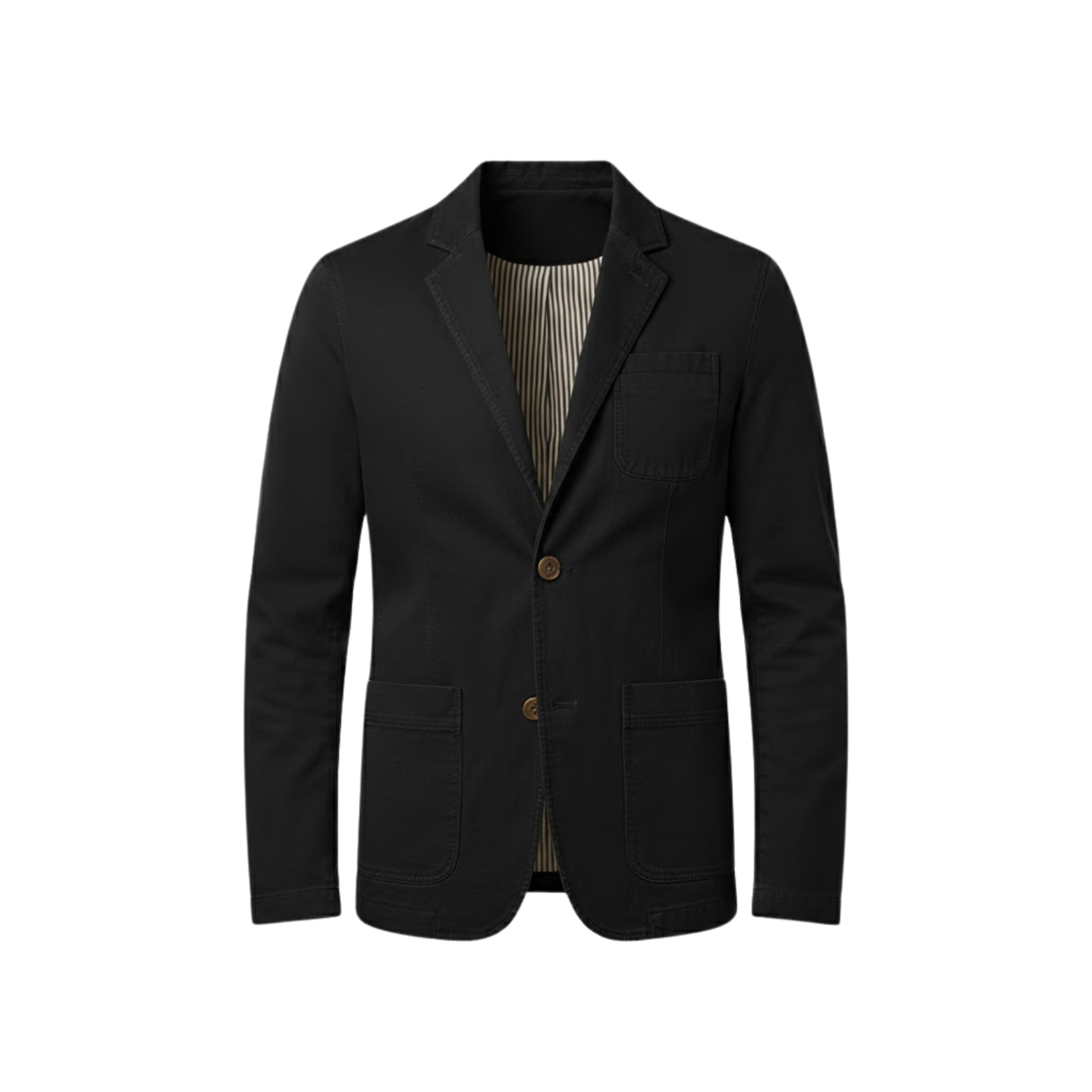 Men's Smart Casual Blazer Single Breasted Slim Fit Polyester Sport Coat Jacket